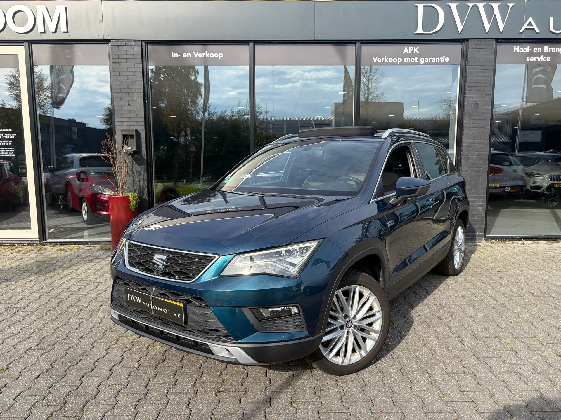 Seat Ateca 1.4 EcoTSI Xcellence, Panorama dak 2016 - voorkant