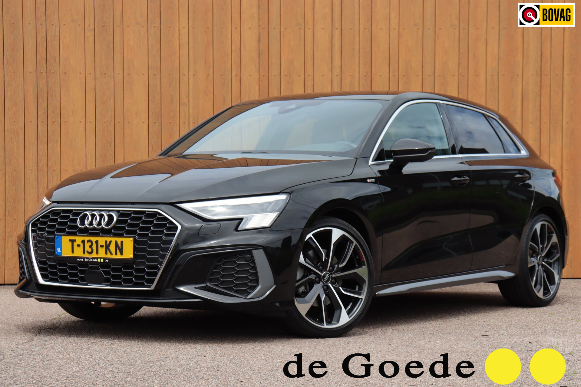 Audi A3 Sportback 35 TFSI S-Line org.NL h.leer+el+mem+vw camera el.klep park.hulp 2023 - voorkant