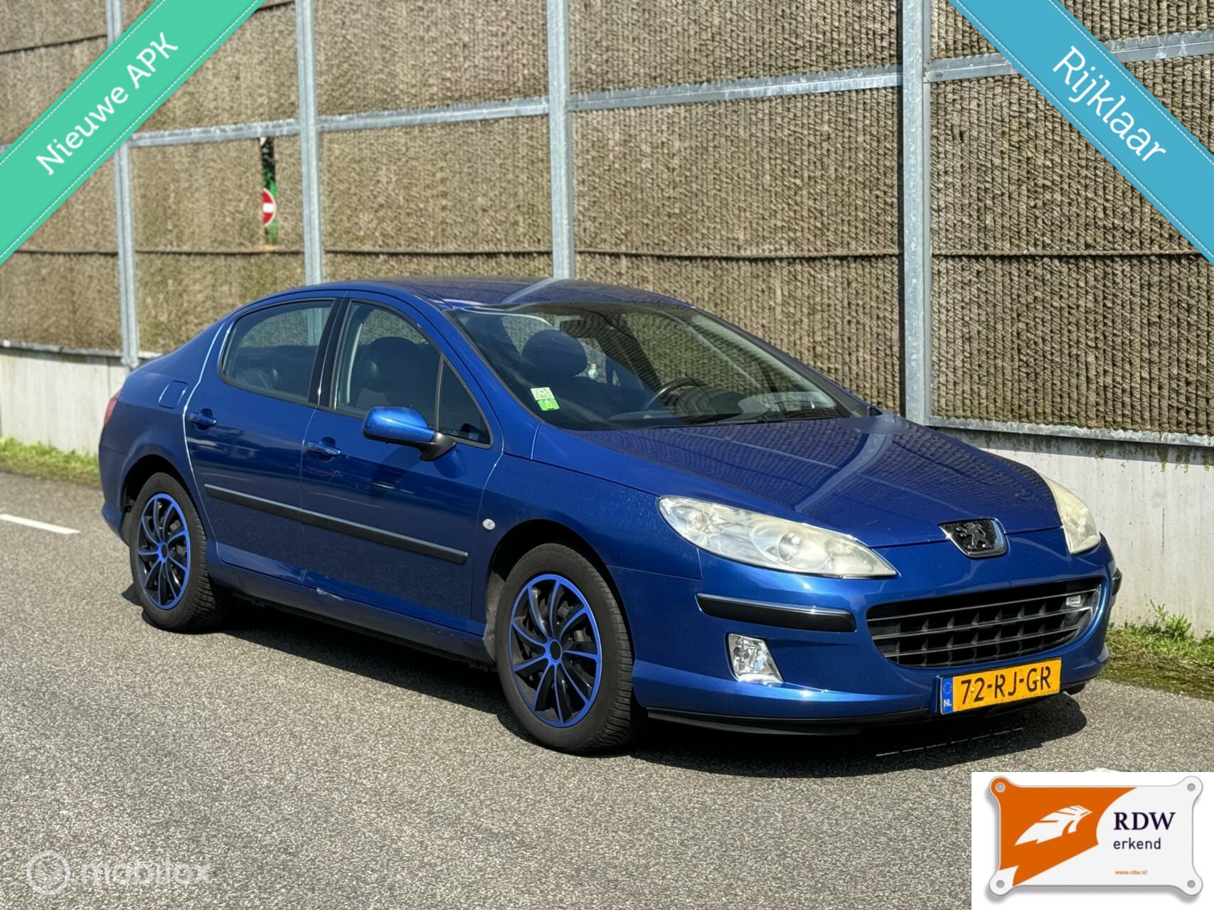Peugeot 407 2.2-16V XS Pack NAP/AIRCO/NWE APK/INRUILKOOPJE 2005 - voorkant