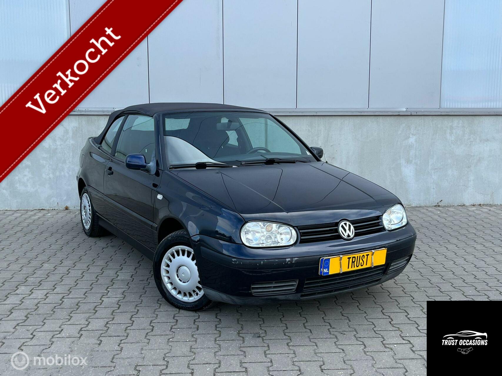 Volkswagen Golf Cabrio 1.8 Highline NAP 1ST EIGENAAR 2000 - voorkant