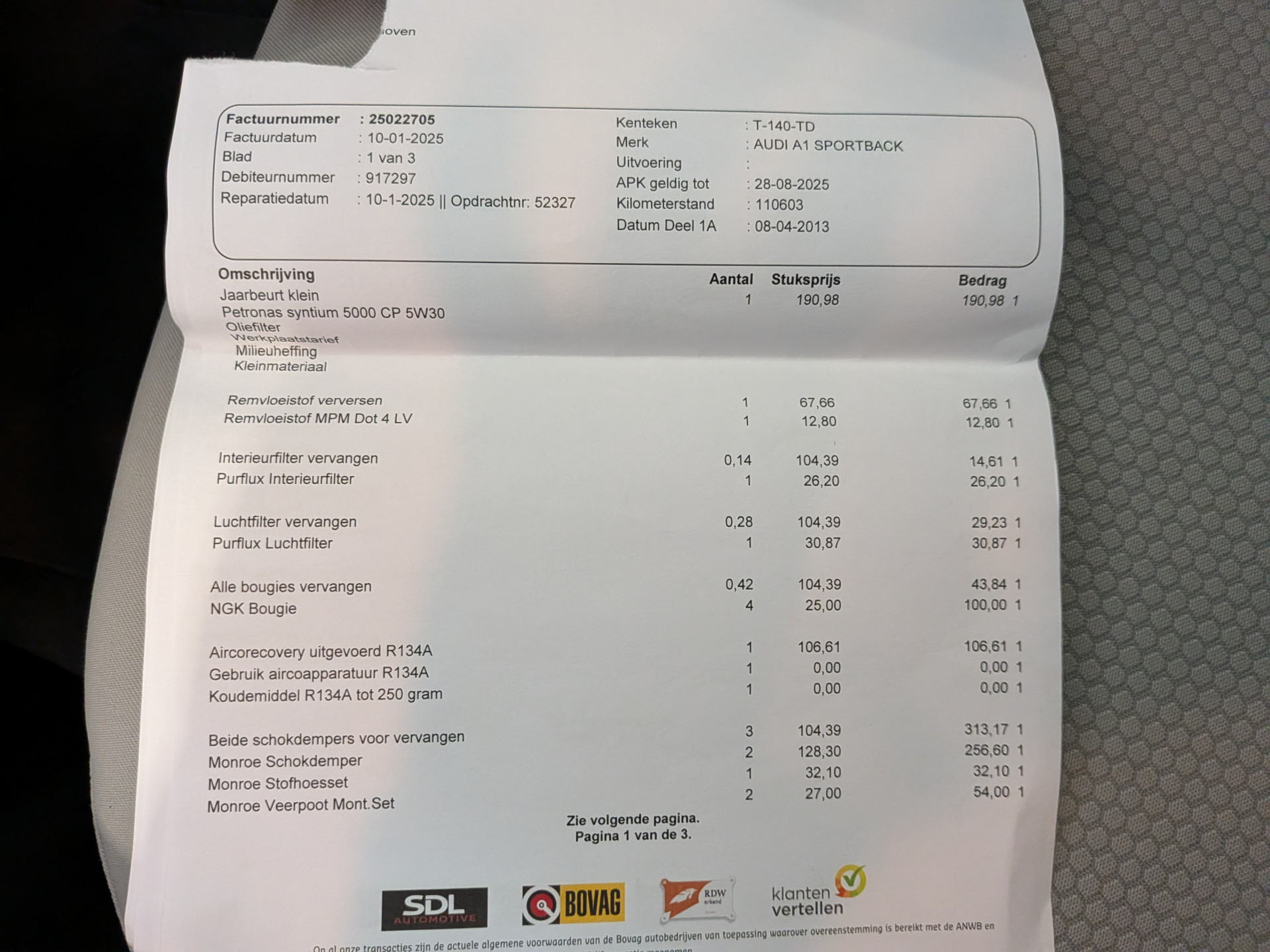 Foto van Audi A1 Sportback