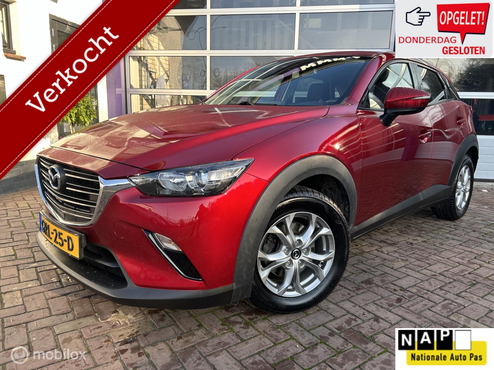 Mazda Cx-3 2.0 SkyActiv-G 120 TS * NAVIGATIE * TREKHAAK 2020 - voorkant