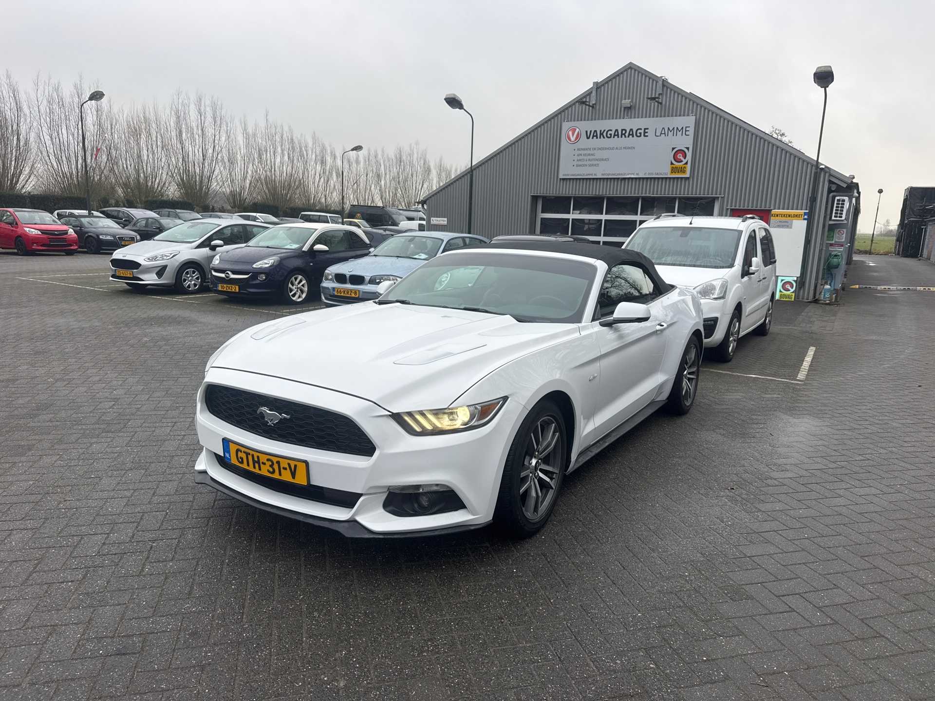 Ford Mustang 2.3 EcoBoost 317 pk 2017 - voorkant
