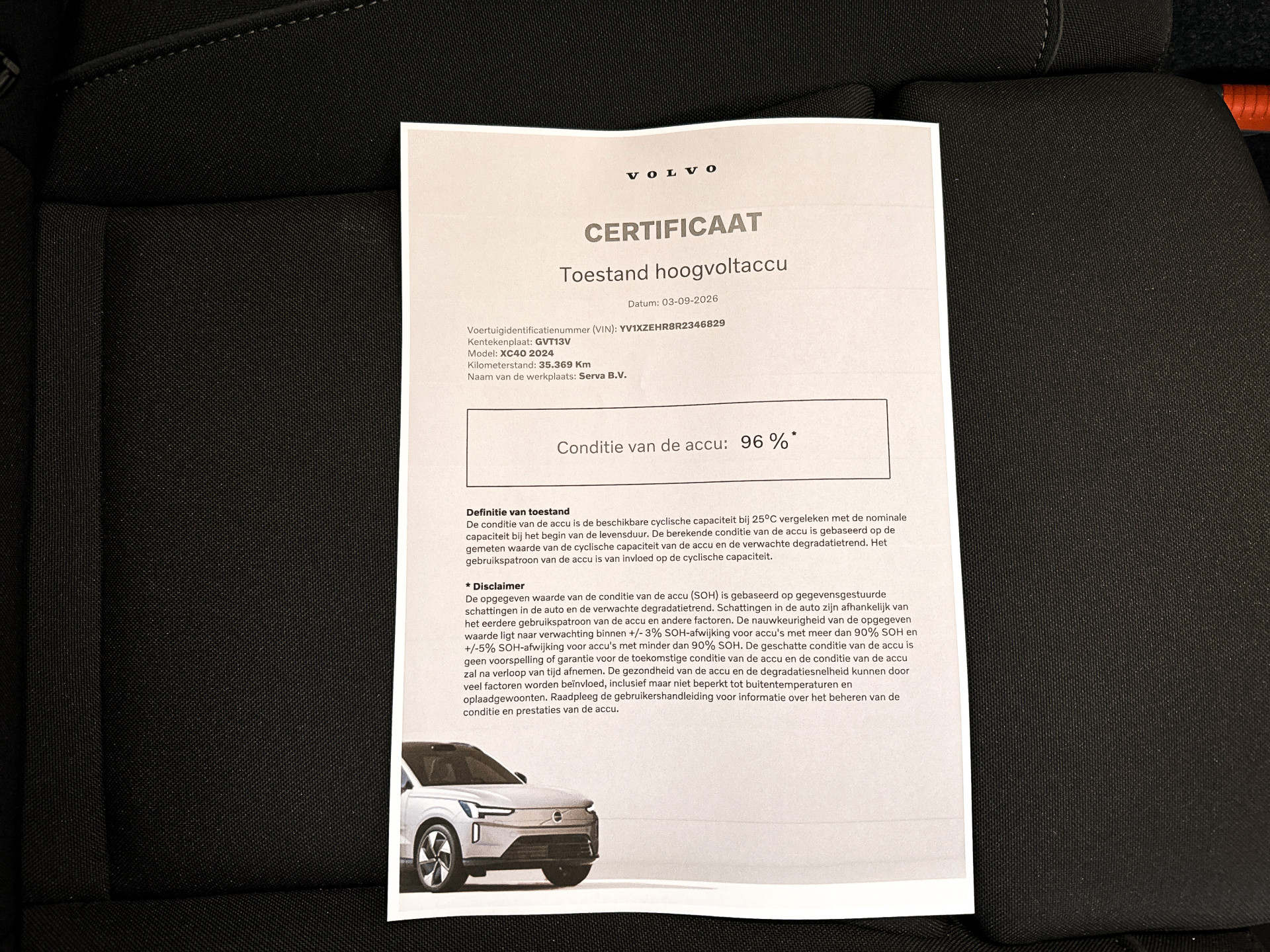 Foto van Volvo XC40