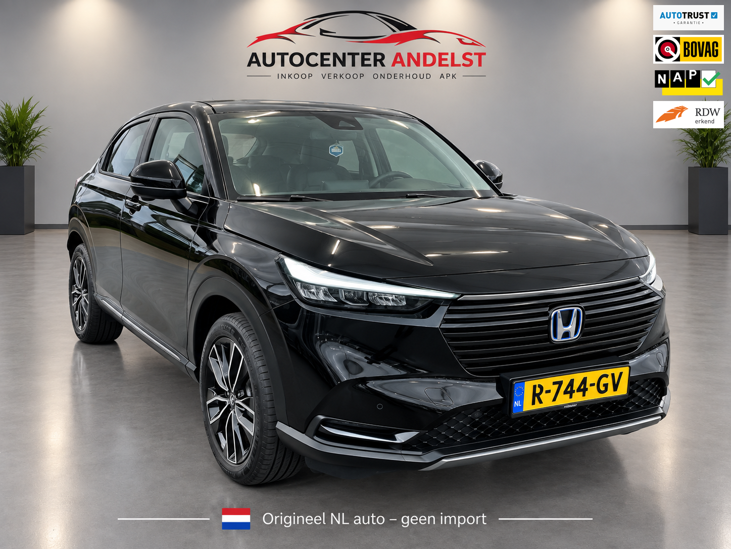 Honda Hr-v 1.5 e:HEV Elegance, Aut, Acc, Cam, Pdc, Navi, Stoelverw, LED, Keyless, Lmv, 1e eig afk, Geen import, Nap, Volledig oh! 2022 - voorkant