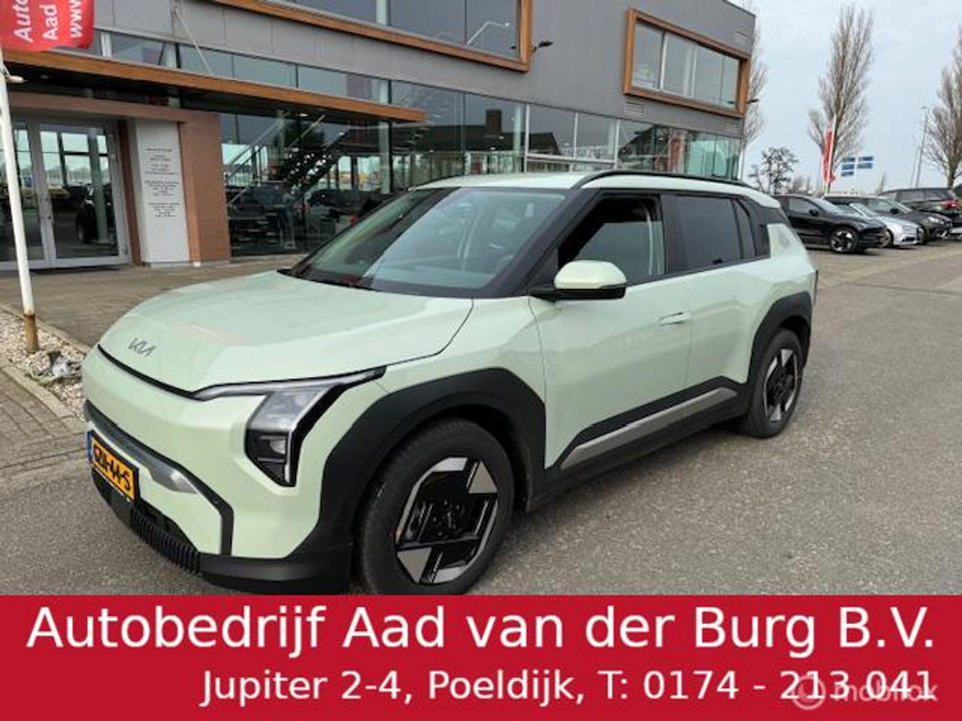 Kia Ev3 Plus  Nieuwprijs € 39.950,- nu € 4.000,- Demo korting ,  € 29.700 ex btw  ,   Volledig electrisch rijden , mooie luxe uitvoering   7 jaar fabrieks garantie 2025 - voorkant