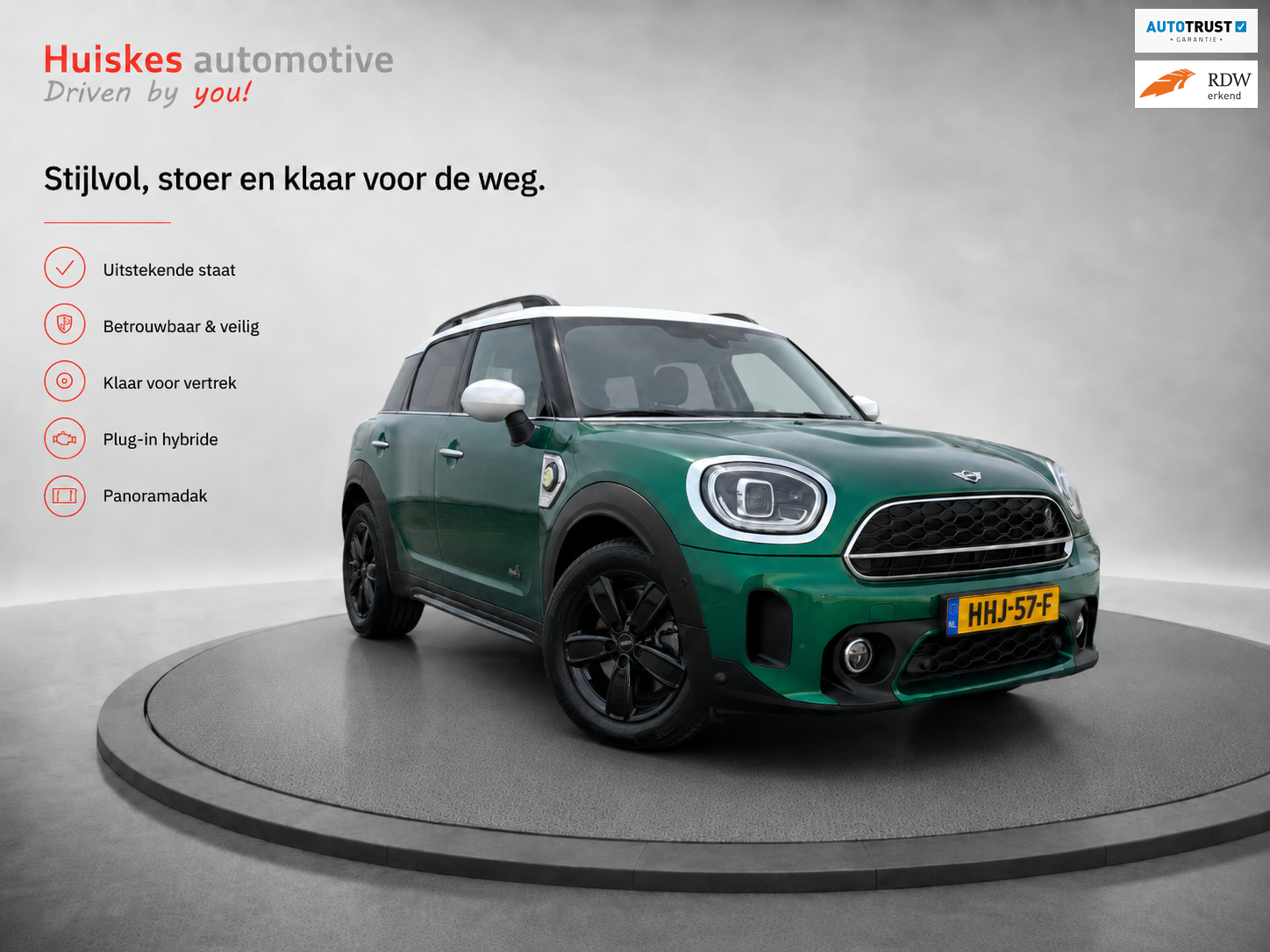 Mini Mini Countryman 2.0 Cooper S E ALL4 Leer/Pano/HUD/ACC 2021 - voorkant