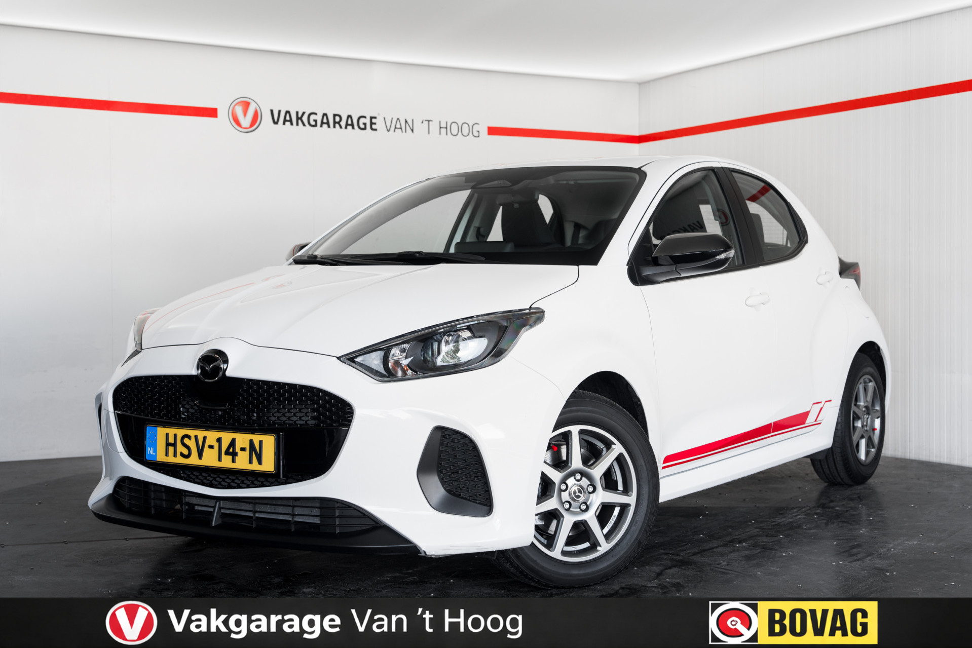 Mazda 2 Hybrid 1.5 Prime-line Adapt.cruise|Camera|Applecarplay 2025 - voorkant
