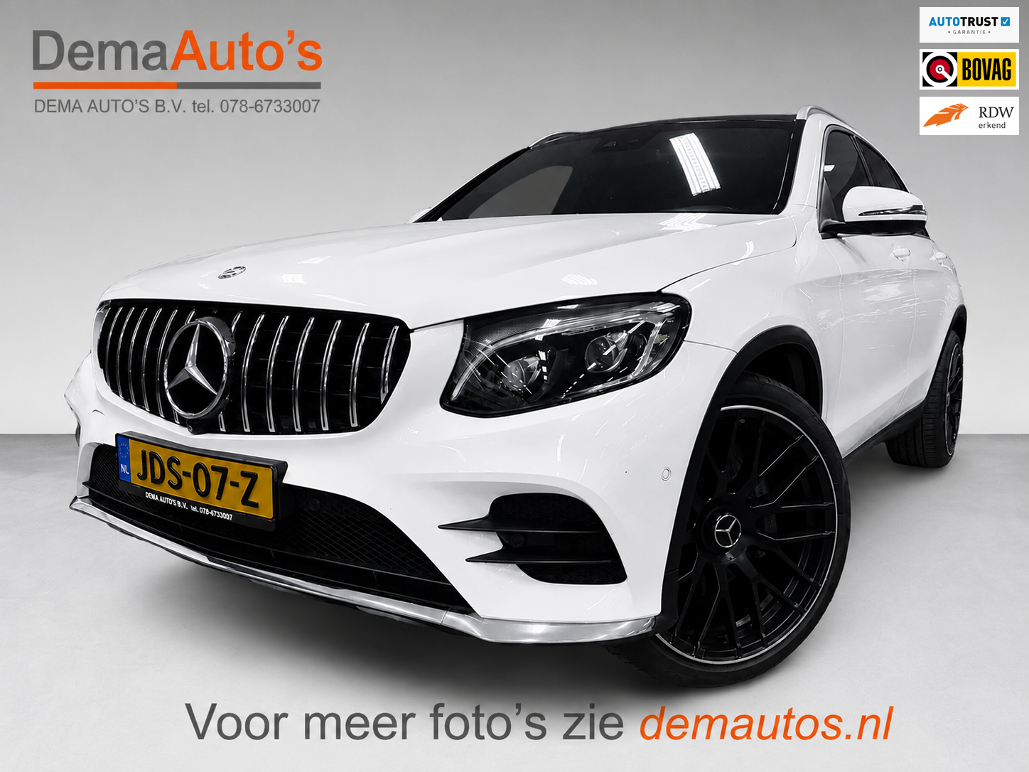 Mercedes-Benz GLC 250 4Matic 250 4MATIC AMG PANO/NAVI/LEDER/LED/CAM/ECC/PDC/CRUISE/STOEL-M/// 2016 - voorkant
