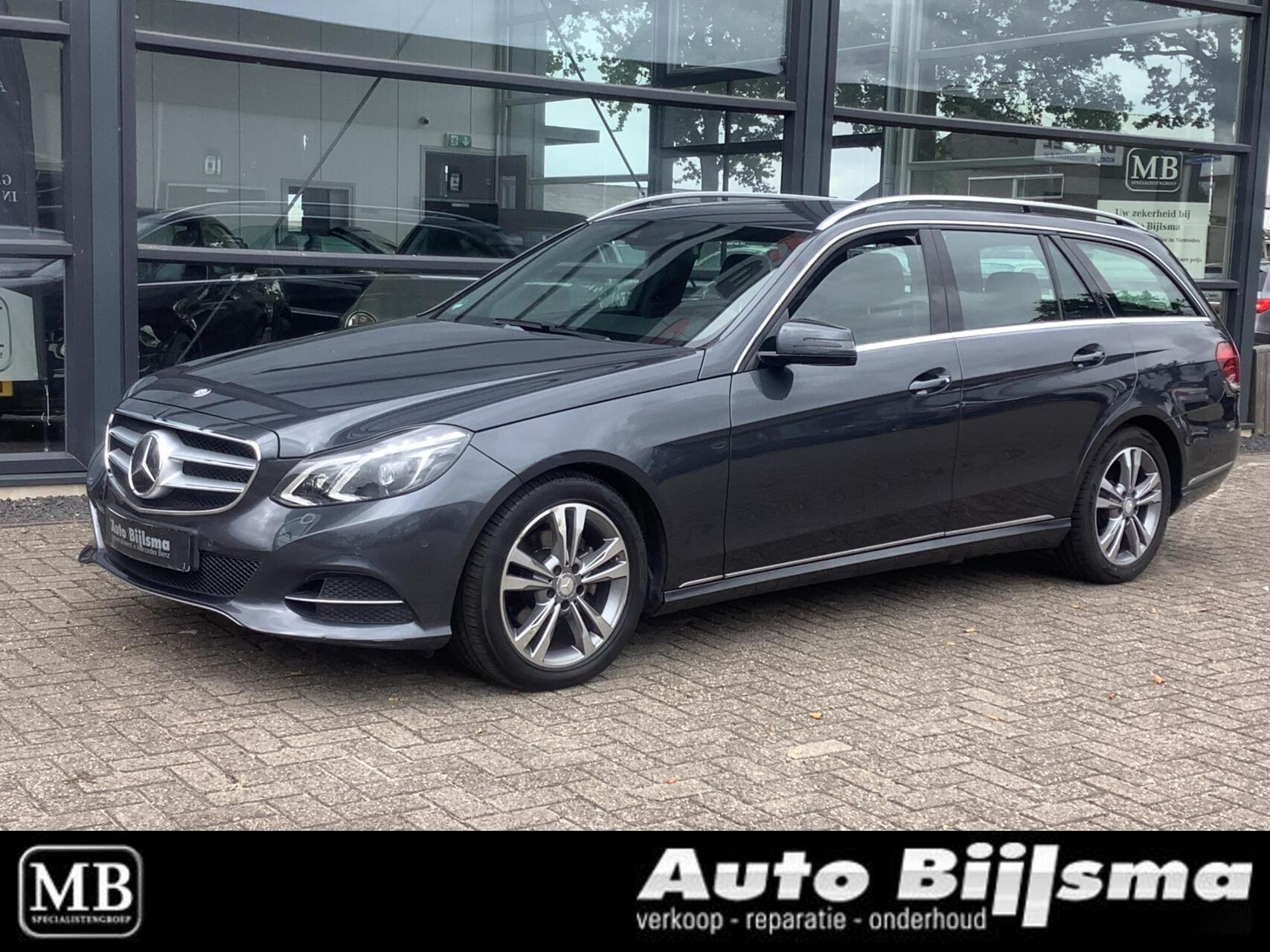Mercedes-Benz E-klasse Estate 200 Ambition Avantgarde, adaptieve cruise, led verlichting, navi, 2016 - voorkant