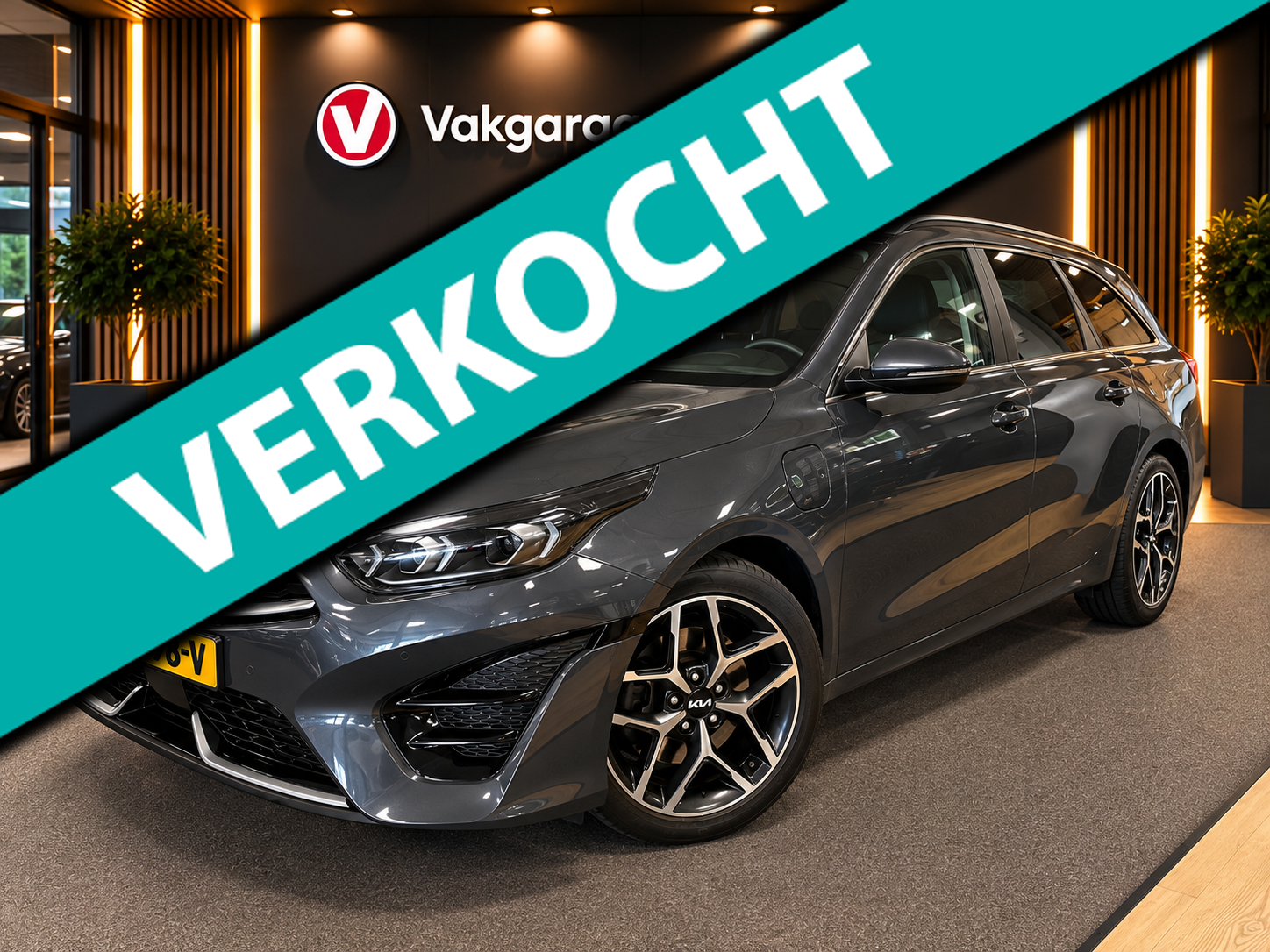 Kia Ceed Sportswagon 1.6 GDI PHEV ExecutiveLine / leder / panorama-dak / camera / stoel en stuur verwarming 2022 - voorkant