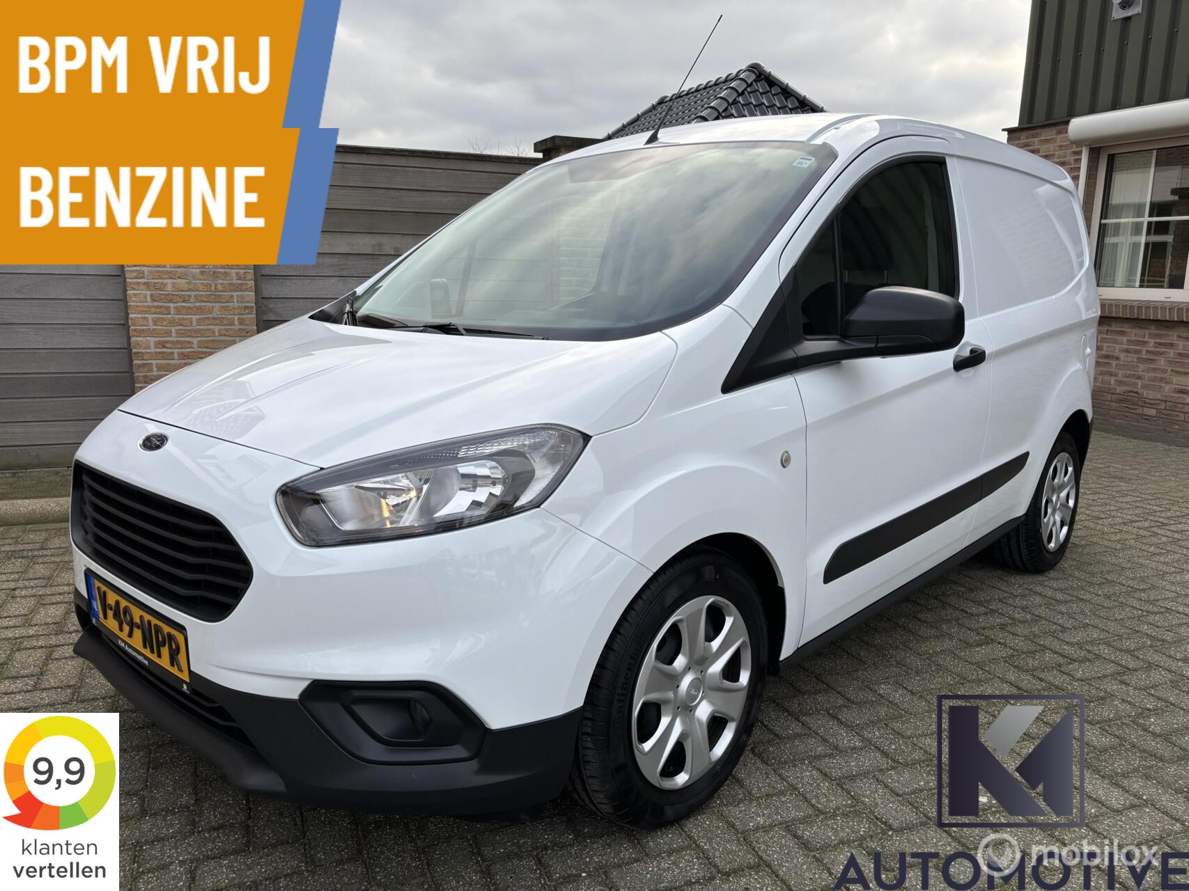 Ford Transit Courier 1.0 EcoBoost|Airco|Dealer ond|BPM Vrij 2020 - voorkant