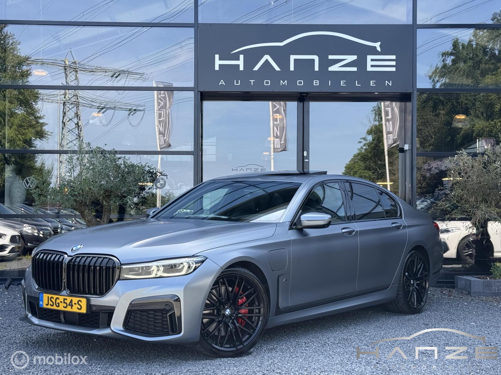 BMW 7-serie 745e High Executive|Pano|M-Sport|ACC|Lane|HUD|HK 2020 - voorkant