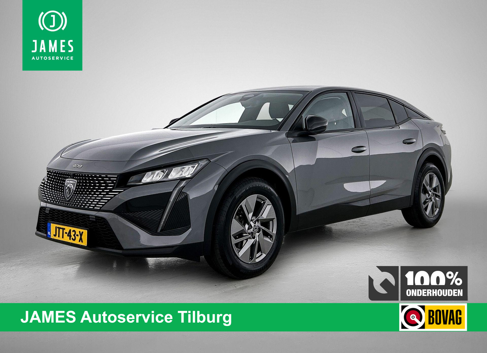 Peugeot 408 1.2 Allure 130PK EAT8 /Adap. Cruise /1e eigenaar 2024 - voorkant