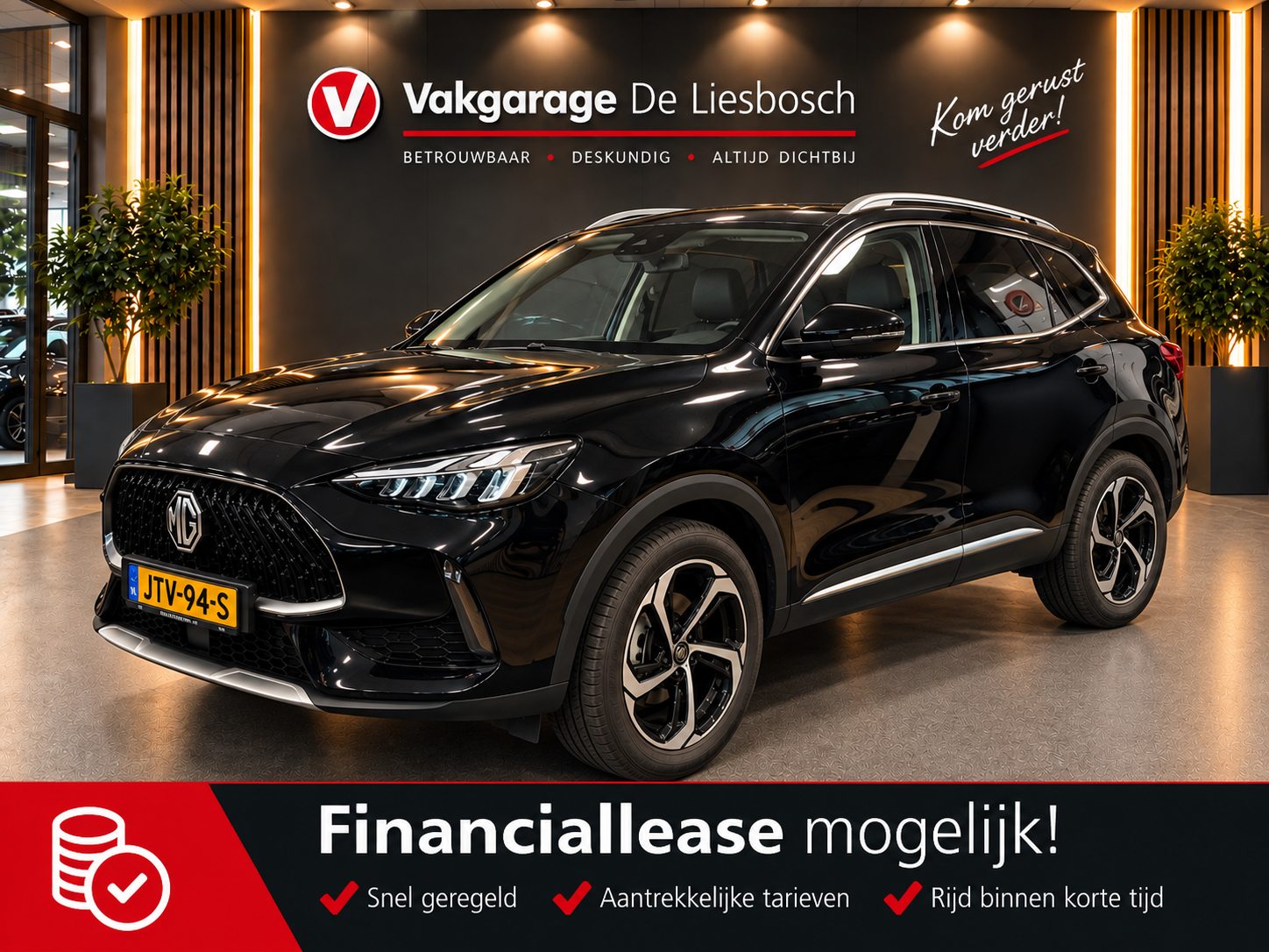MG MG Ehs Plug-in Hybrid 1.5 TGDI Luxury PHEV Facelift / automaat / 360camera / Leder/ carplay / Panorama-dak 2023 - voorkant