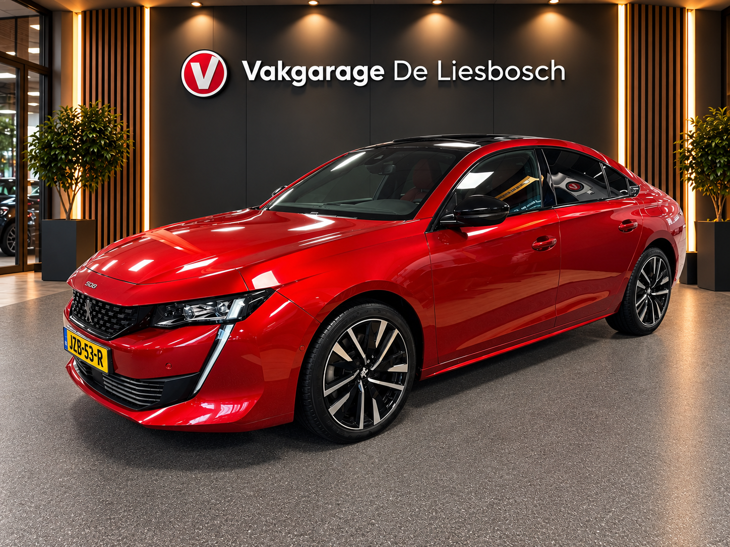 Peugeot 508 1.6 HYbrid GT 225pk Panorama-dak / Leder / Led / stoelmassage 2022 - voorkant