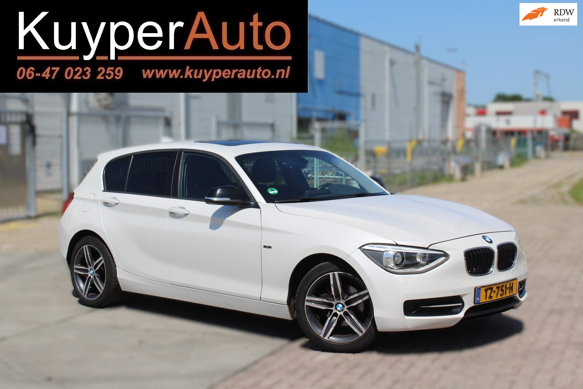 BMW 116i 116i Business Sport  AUTOMAAT ELEKTR DAK SENSOREN CLIMA multi media 2012 - voorkant