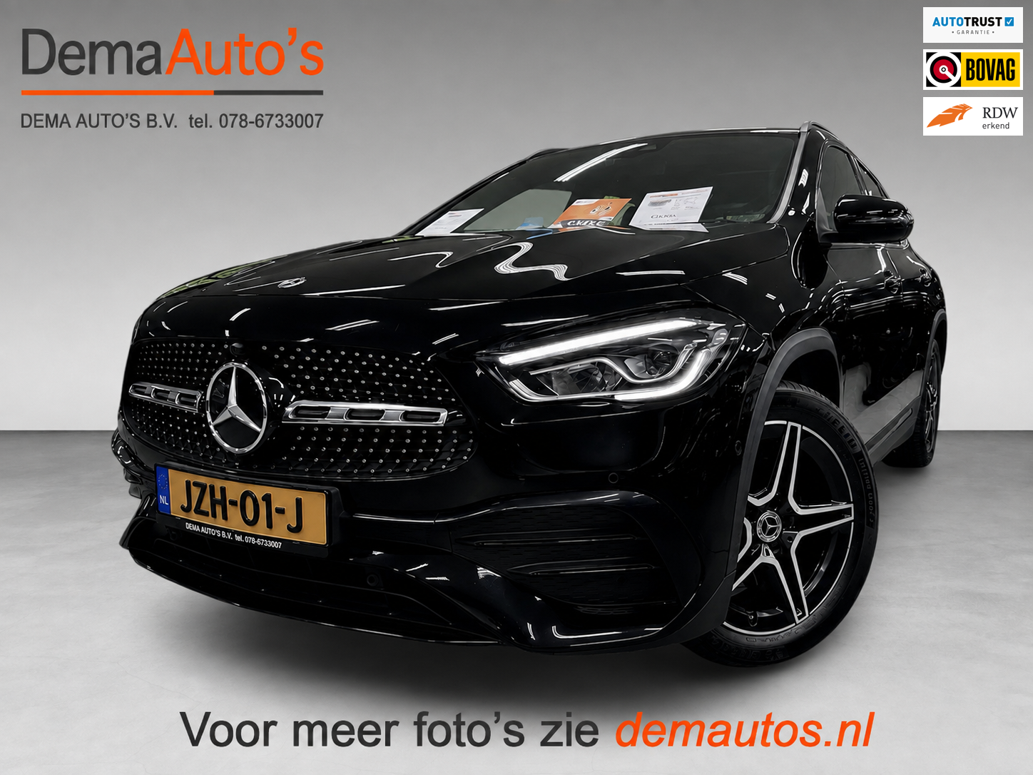 Mercedes-Benz Gla 250 E 250 e AMG Limited SOH-TEST/PANO/SFEERVERL/NAVI/DAB/LED/V-COCKPIT/CARPLAY/// 2020 - voorkant