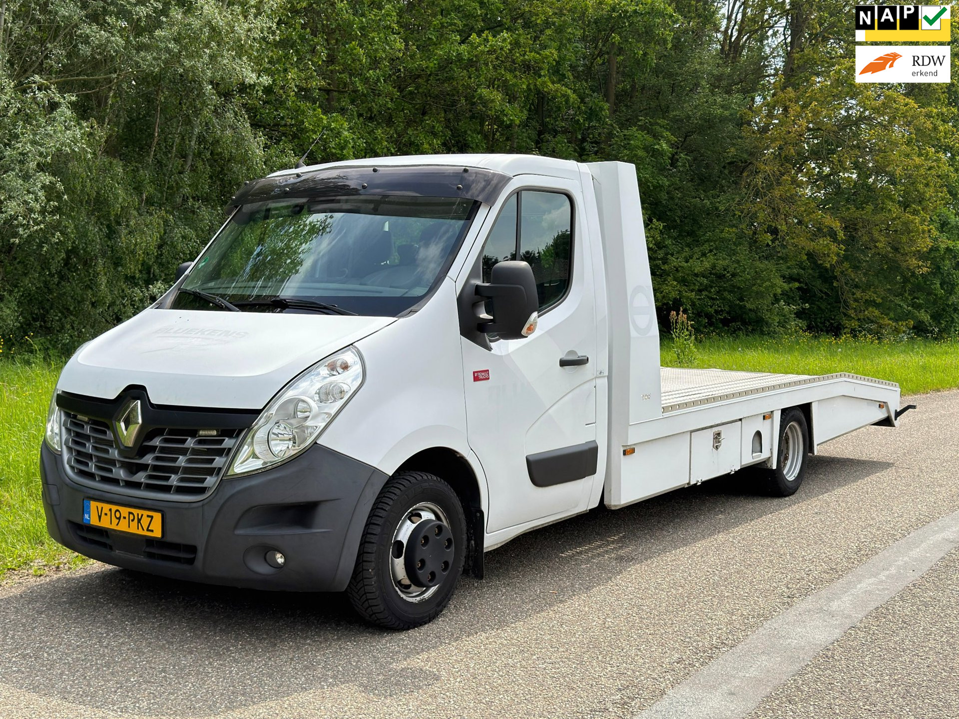 Renault Master T35 2.3 dCi / Oprijwagen / Tijhof / Lier / Luchtvering 2019 - voorkant