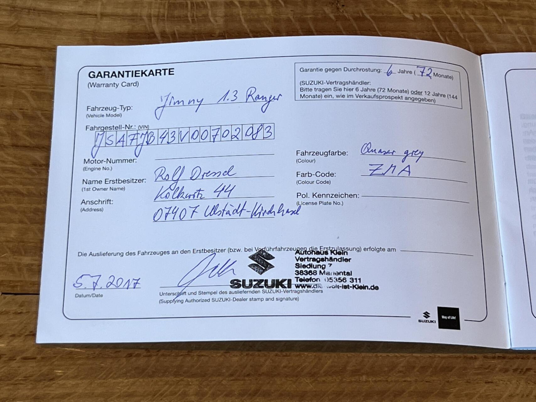 Foto van Suzuki Jimny