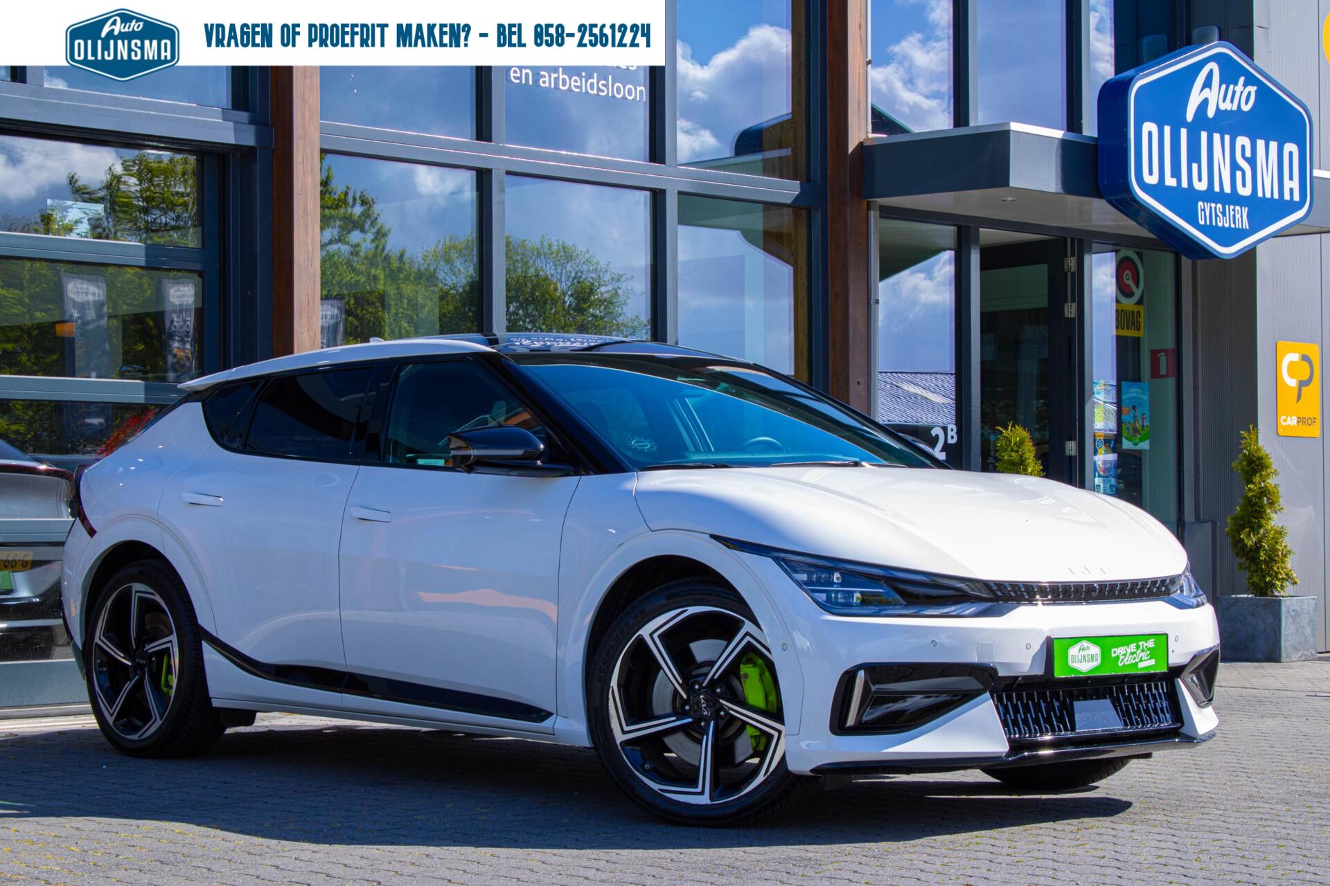 Kia Ev6 Performance GT AWD 77.4 kWh|Stoel Verkoeling+Verwarming|360 Camera|Meridian|Pano| 2024 - voorkant