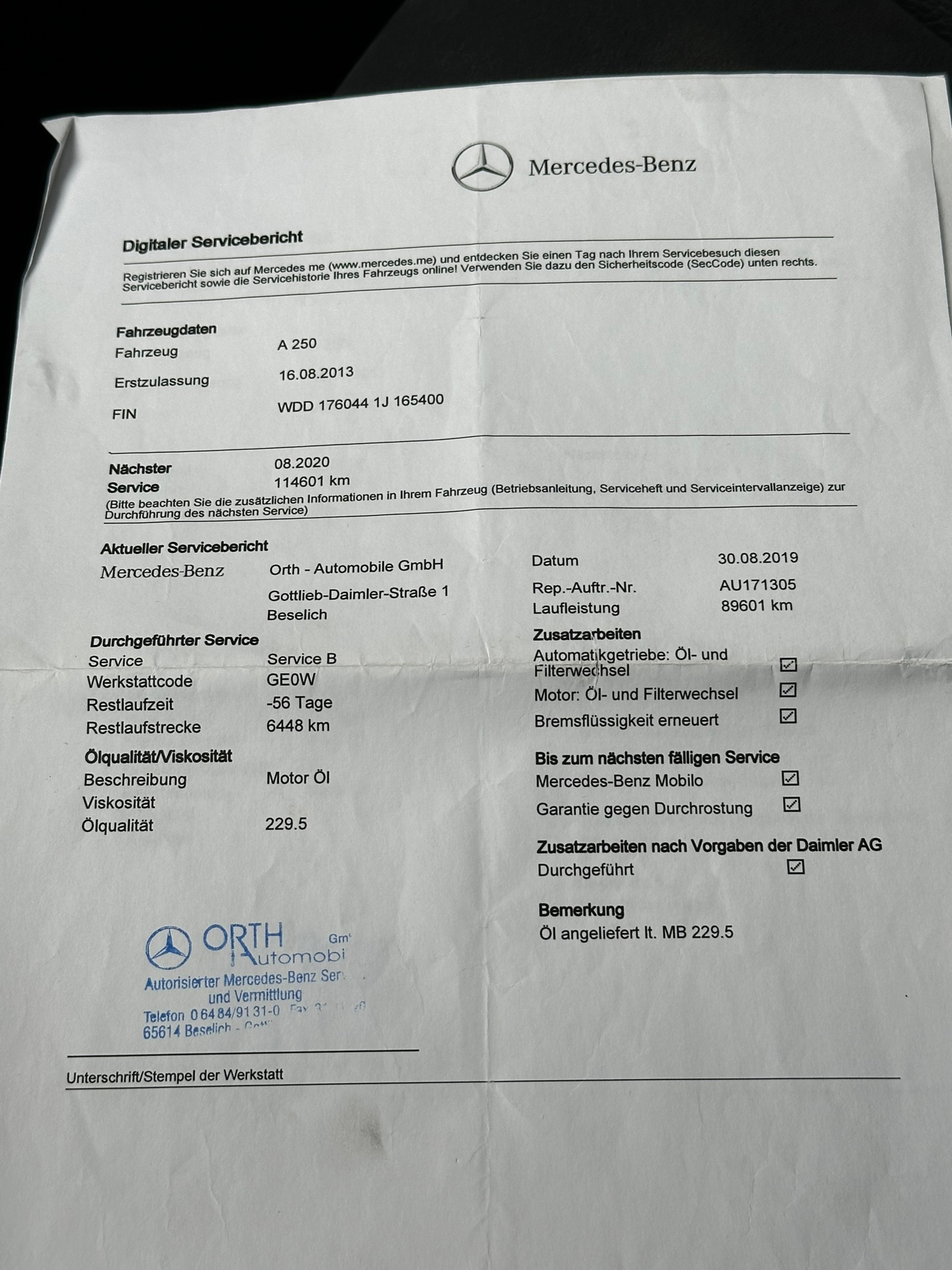 Foto van Mercedes-Benz A-klasse