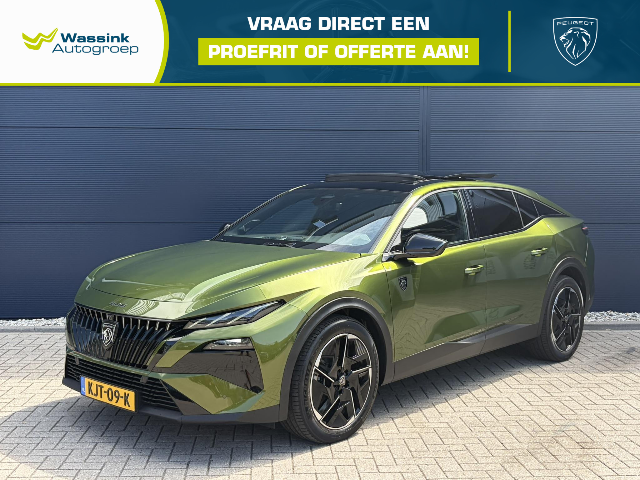 Peugeot E-408 GT Exclusive 58 kWh 2026 - voorkant