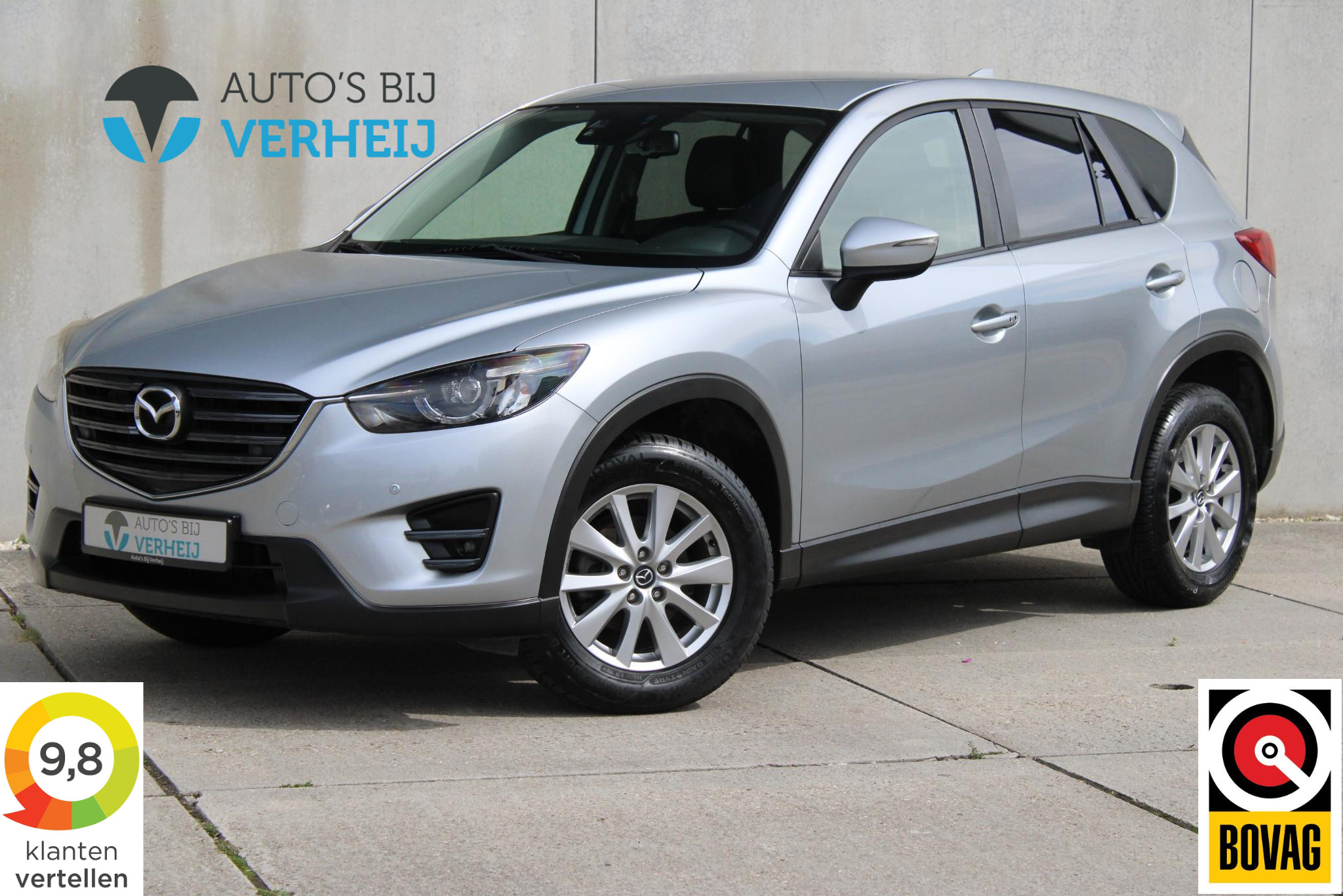 Mazda Cx-5 2.0 SkyActiv-G 165 Skylease GT 2016 - voorkant