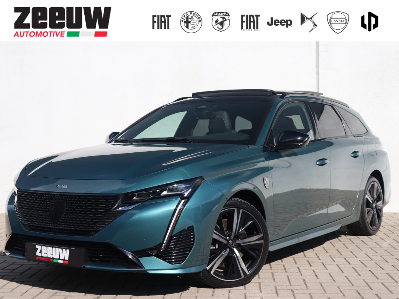 Peugeot 308 SW 1.6 Plug-in Hybrid 225 PK GT | Pano | 360cam | Massage | 18" 2022 - voorkant