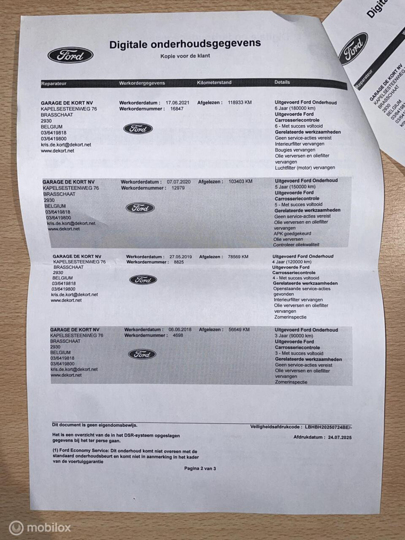 Foto van Ford Transit Connect