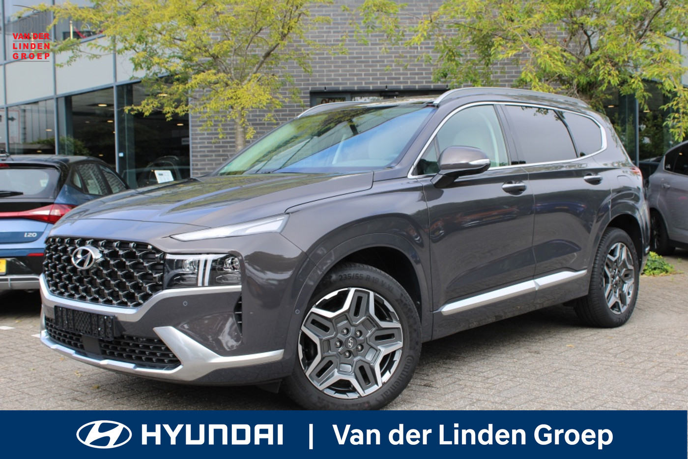 Hyundai Santa Fe 1.6 T-GDI HEV 230PK! Premium Plus Sky 7p Full Option! "RIJKLAARP 2024 - voorkant