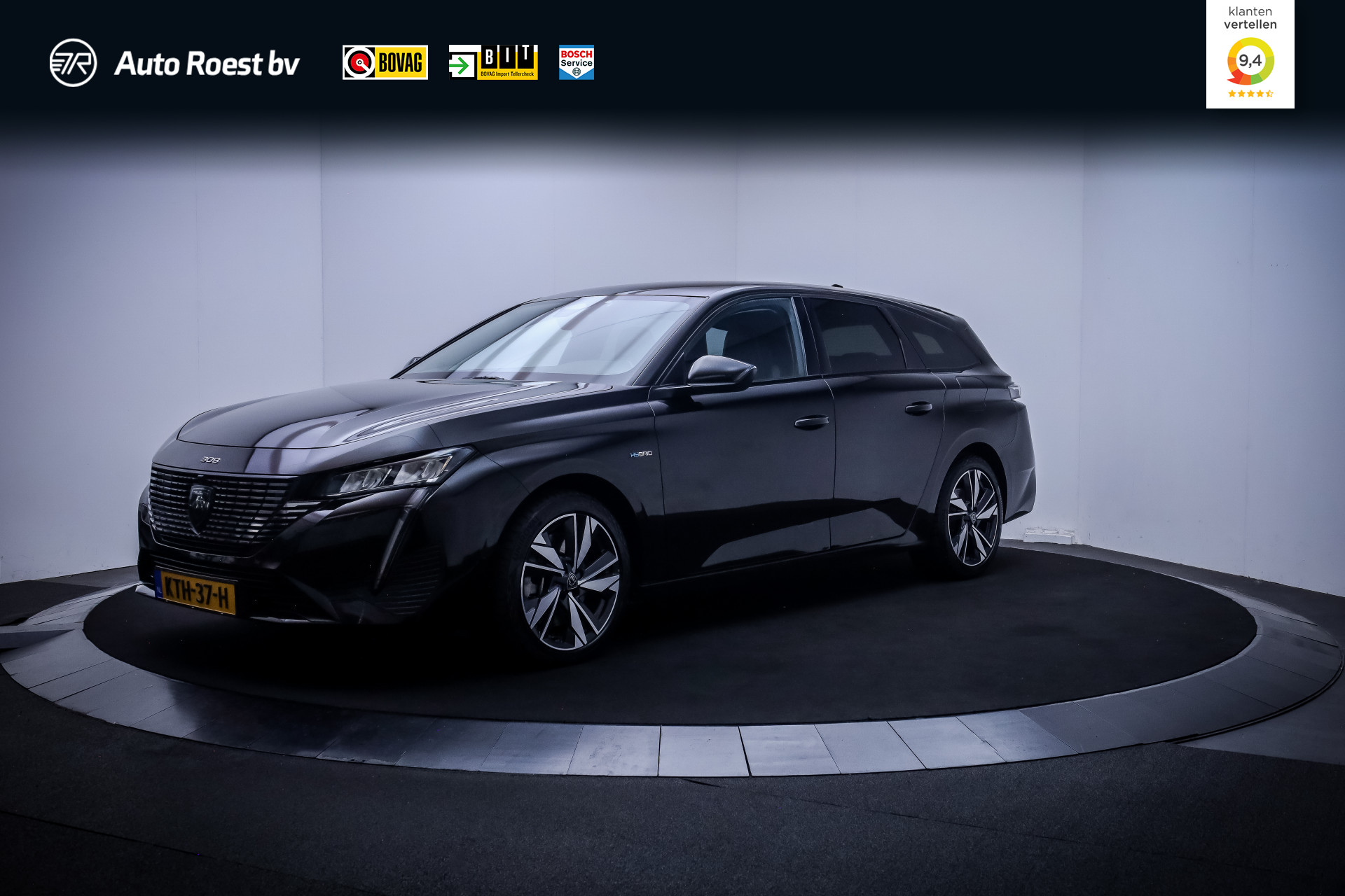Peugeot 308 SW 1.6HYBR.180 pk ALLURE Pack 2023 - voorkant