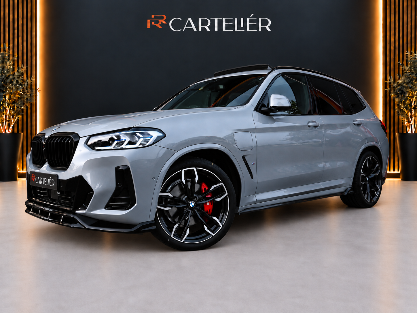 BMW X3 xDrive30e M-Sport High Executive Maxton 292PK SOH 95%| M-Stoelen | Memory | Head-Up | 360 Cam | Keyless | Laser Led | Stoelverwarming voor & achter | Trekhaak | Adaptive | Lane Assist | Digitaal Dash | Carplay / Android Auto  | Dodehoek Detectie 2023 - voorkant