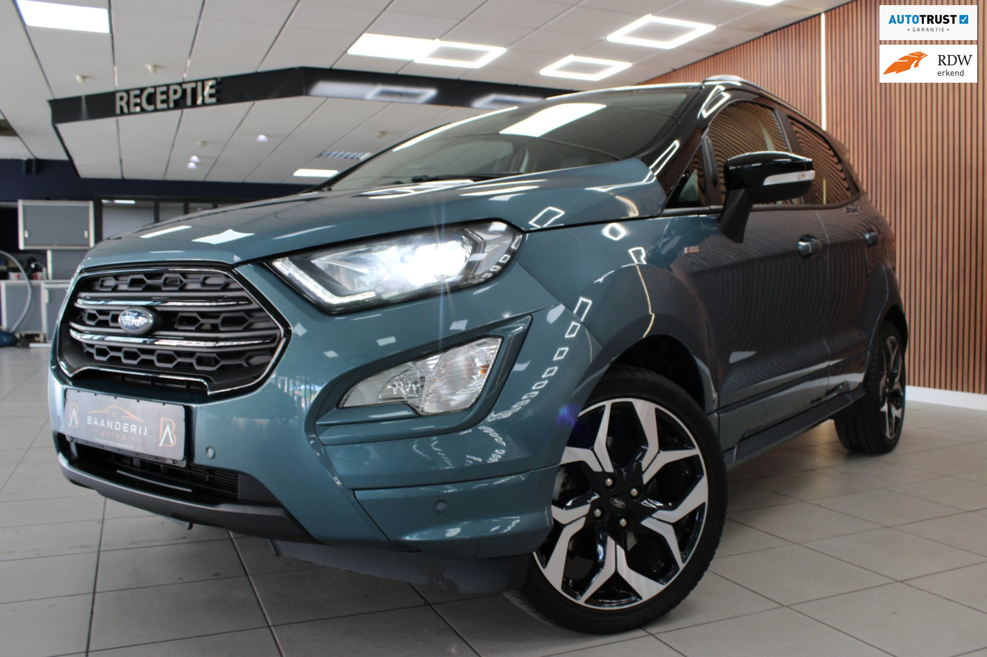 Ford Ecosport 1.0 EcoBoost ST-Line Black | Airci | Cruise control | Carplay | Parkeersensoren & Camera | Stoel & Stuur verwarming 2020 - voorkant