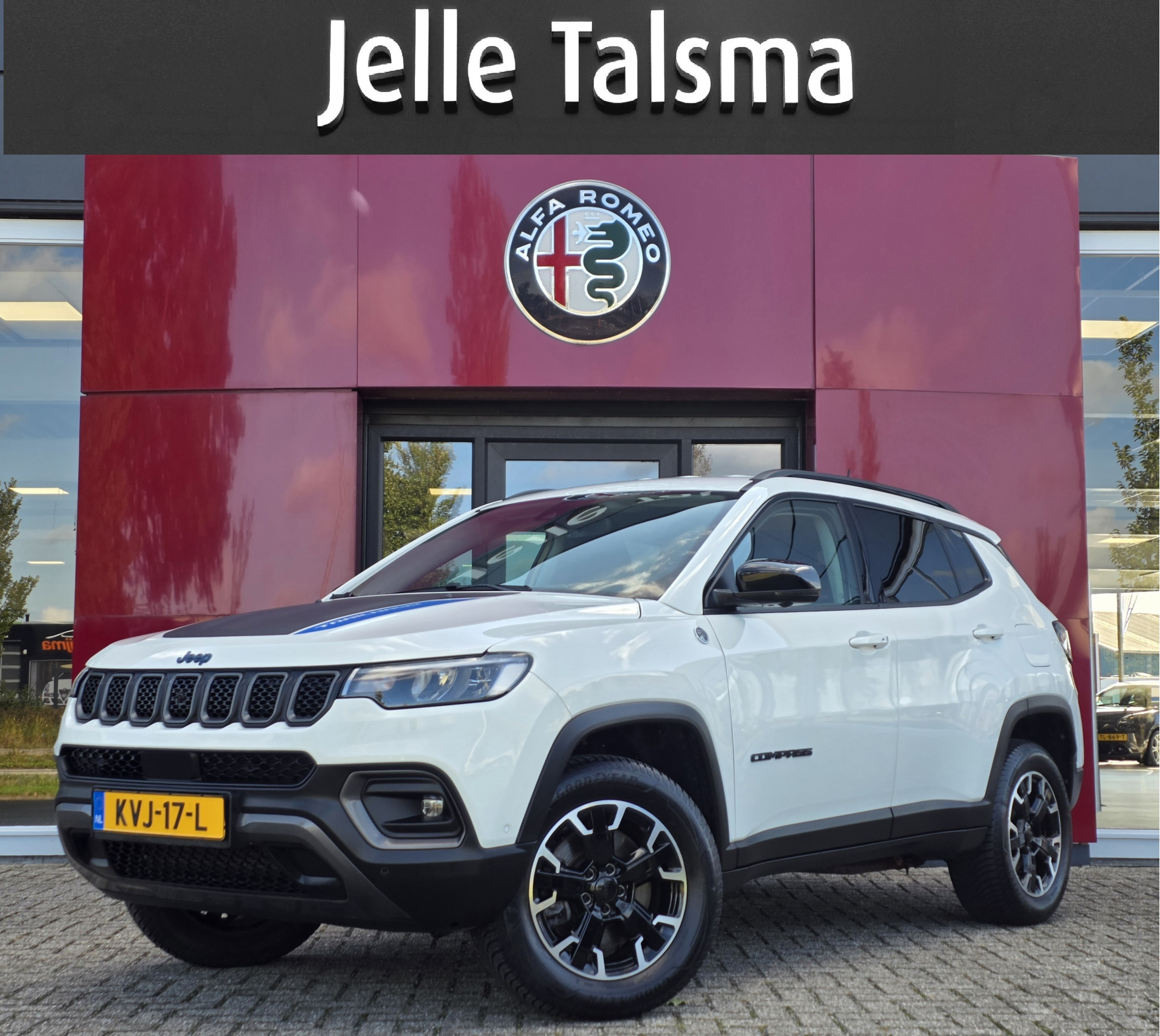 Jeep Compass 4xe 240 Plug-in Hybrid Electric Trailhawk | Trekhaak 1250KG 2024 - voorkant
