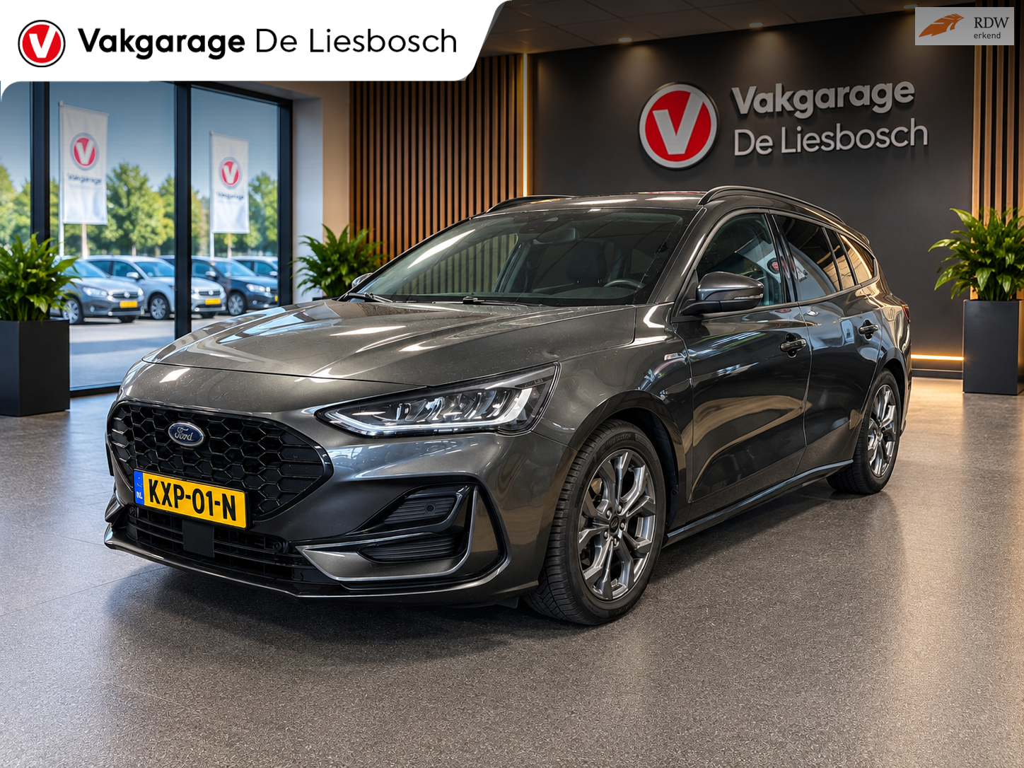 Ford Focus Wagon 1.0 EcoBoost Hybrid ST Line X  automaat / Camera / cruise / stoel en stuurverwarming 2024 - voorkant