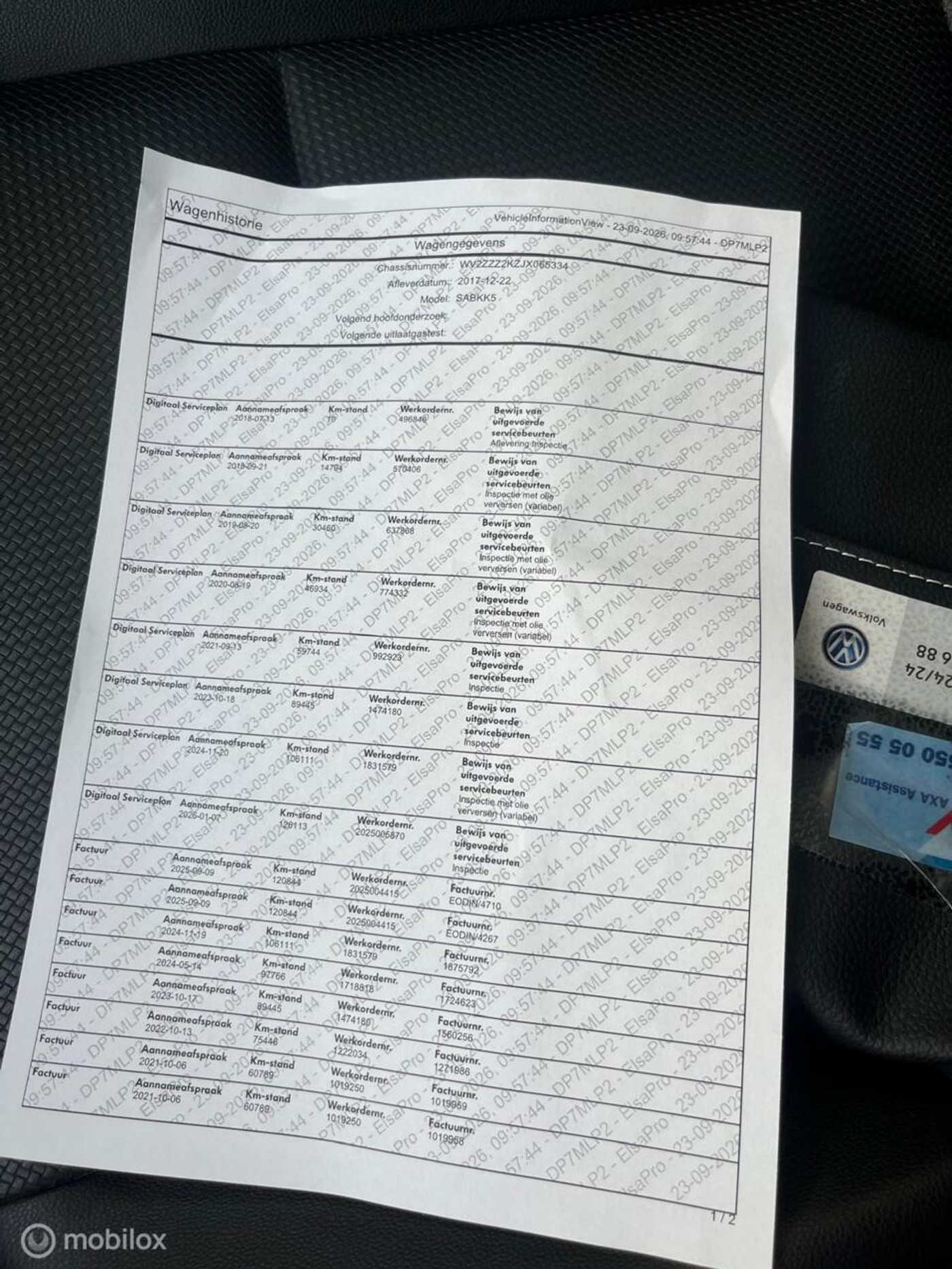 Foto van Volkswagen Caddy Combi