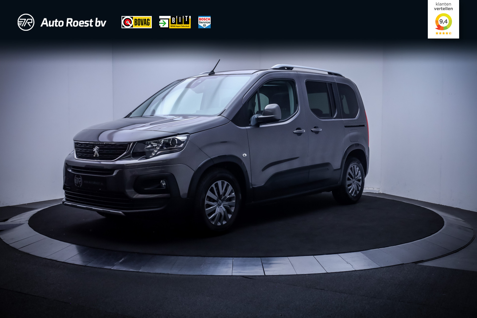 Peugeot Rifter 1.2T ALLURE 2019 - voorkant
