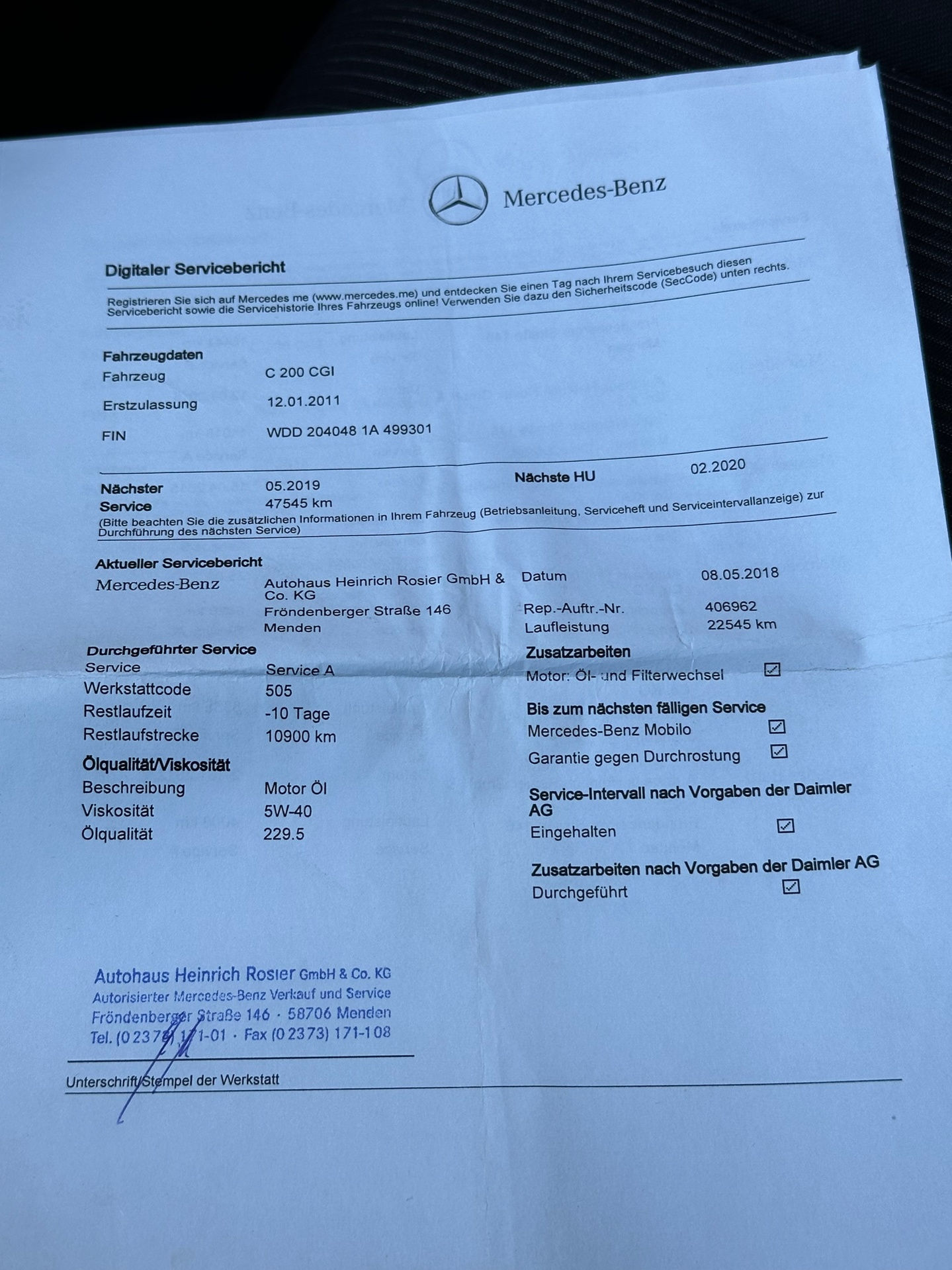 Foto van Mercedes-Benz C-klasse
