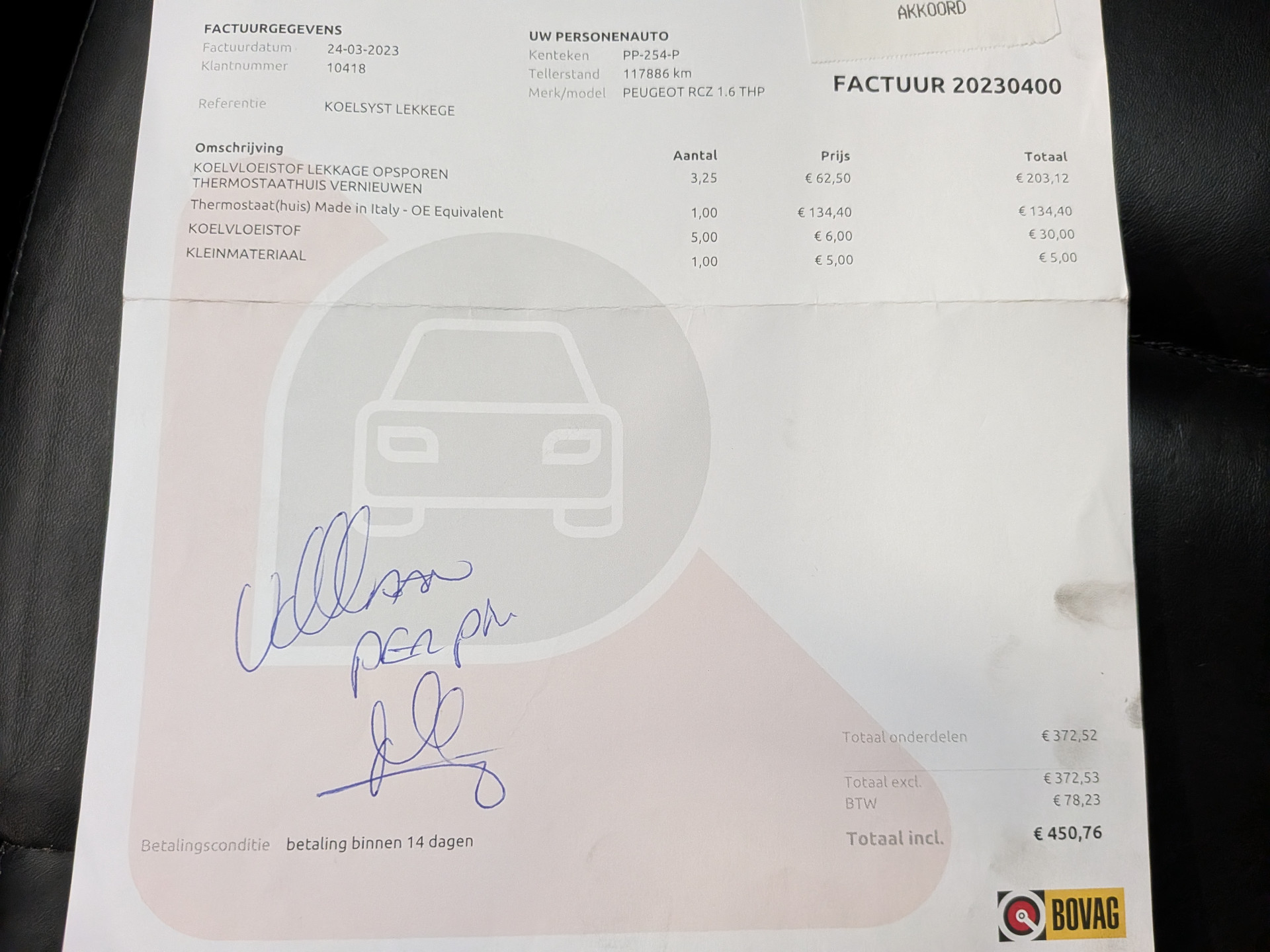 Foto van Peugeot RCZ