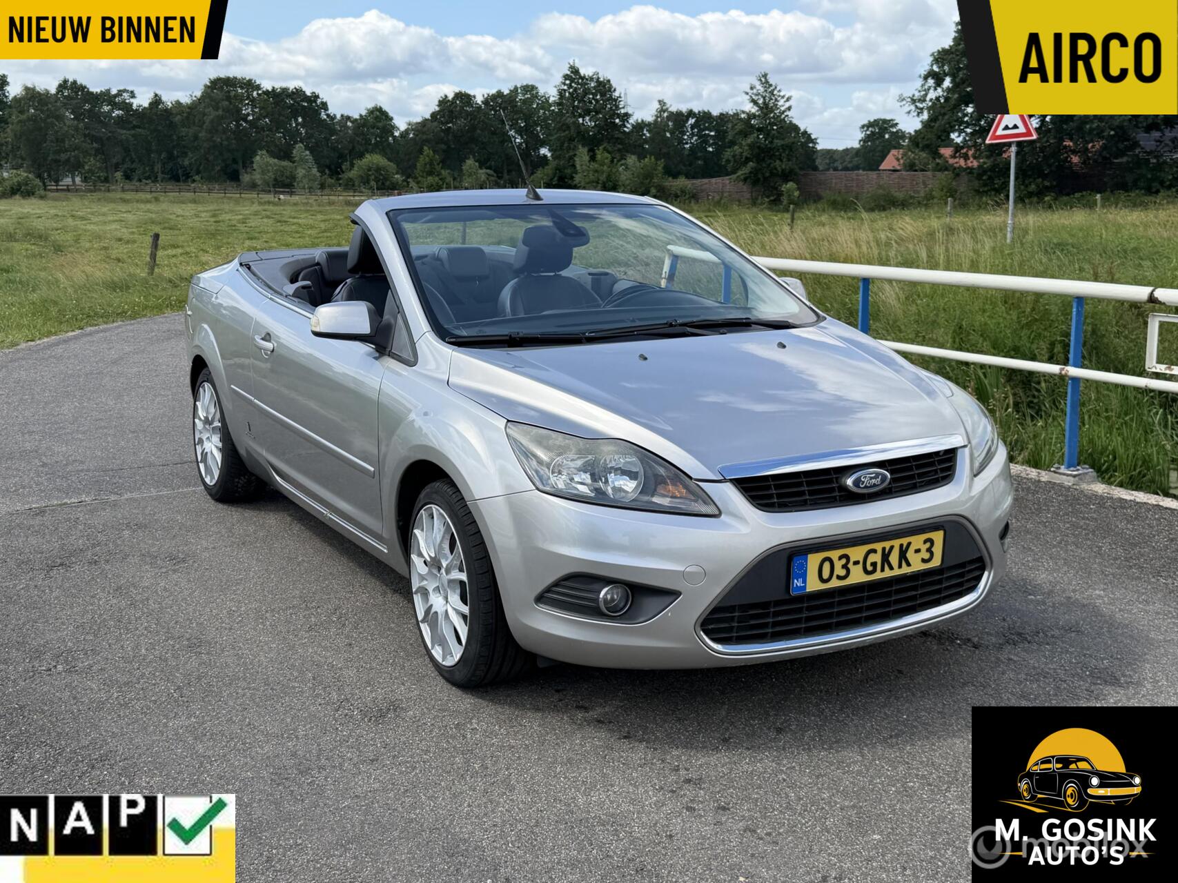 Ford Focus 2.0 Titanium Leder apk nieuw Nap 2008 - voorkant