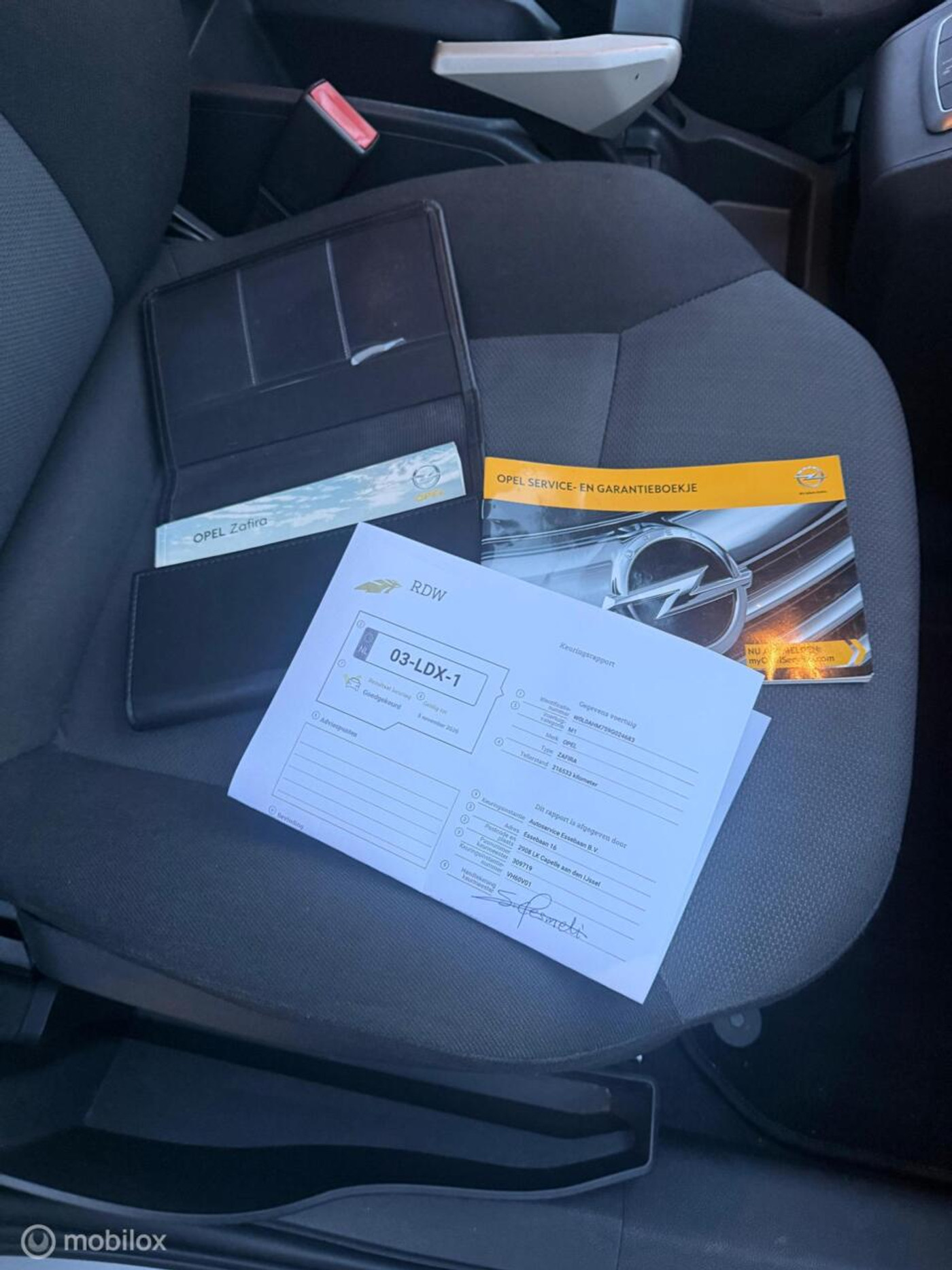 Foto van Opel Zafira