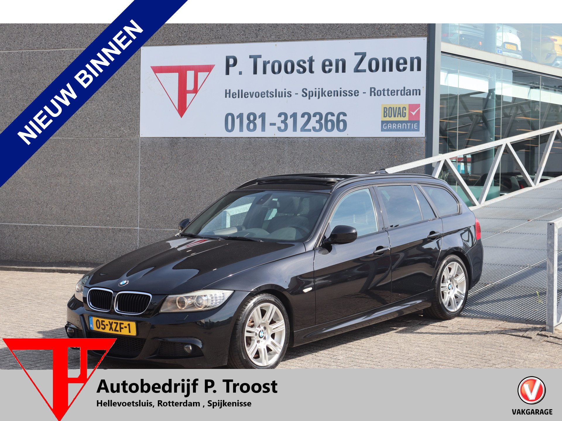 BMW 3er Reihe 318i Corporate Lease M Sport Edition Panoramadak/Harman kardon/Cruise control/Navigatie MEENEEMPRIJS/HANDELSPRIJS/EXPORTPRIJS APK TOT 14-06-2027 2012 - voorkant