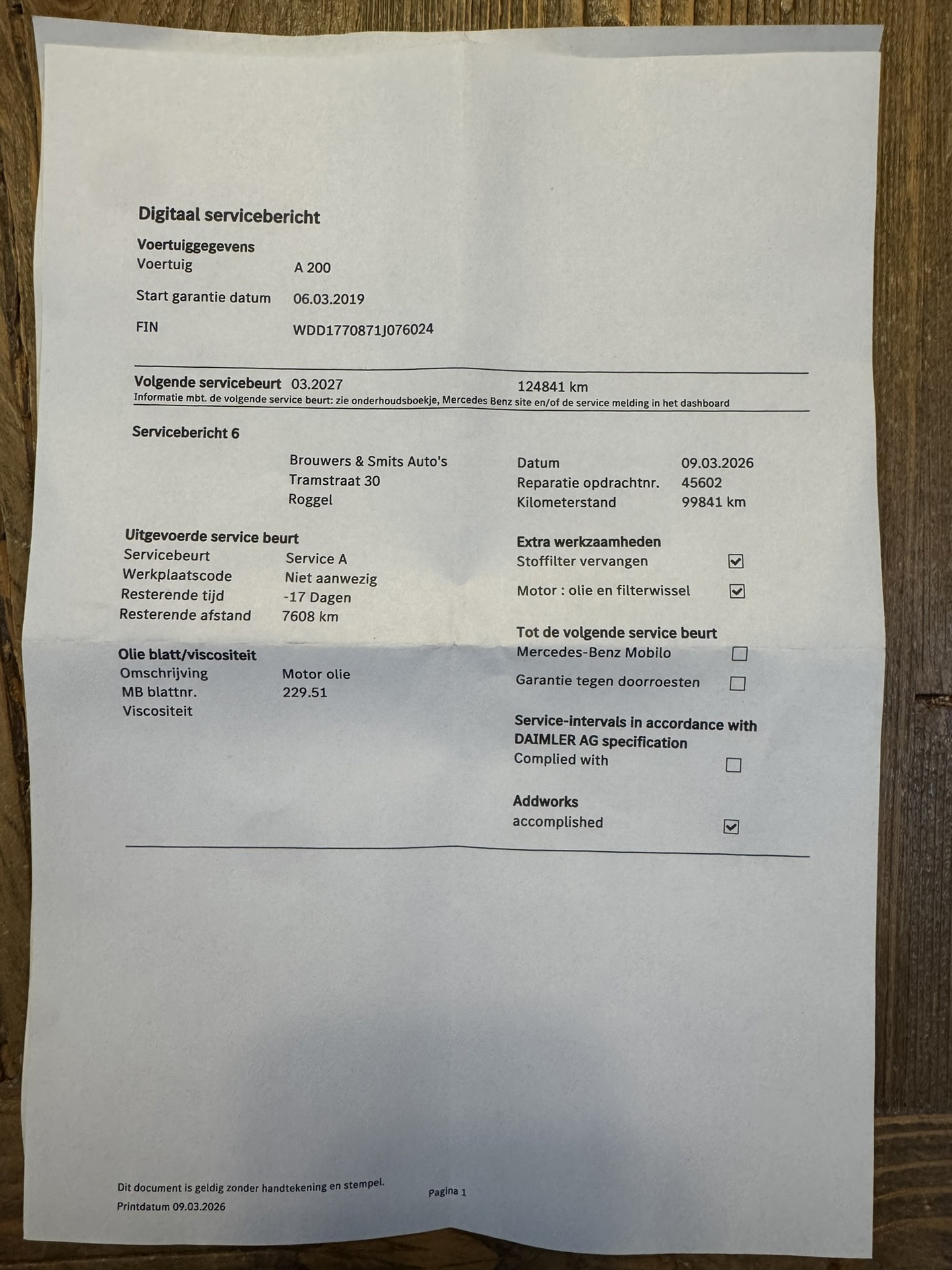 Foto van Mercedes-Benz A 200