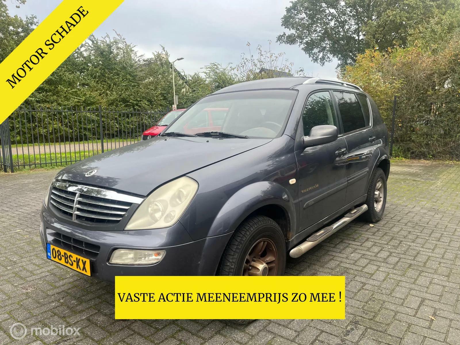Ssangyong Rexton RX 270 Xdi HR VAN UITVOERING ZIE OMSCHRIJVING !!!! START NIET !!! NOT STARTING !!! 2005 - voorkant