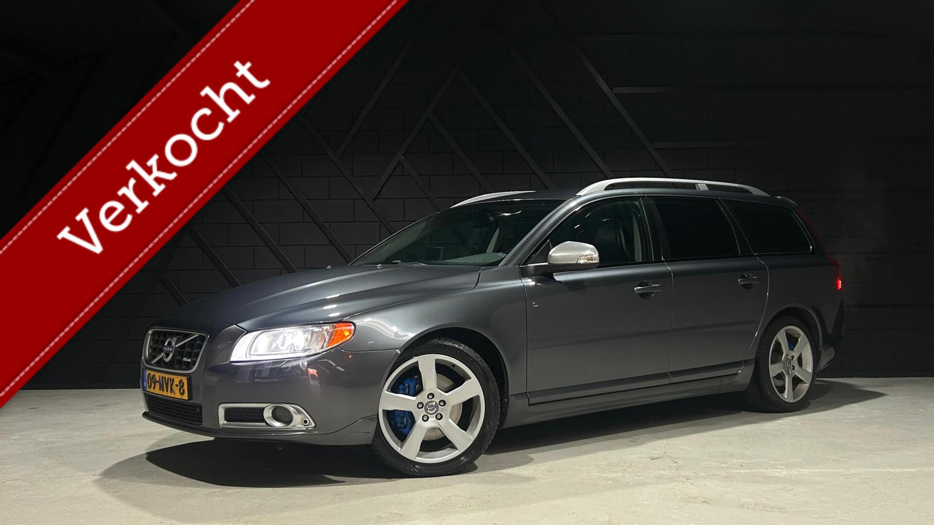 Volvo V70 2.0T R-Design/Leer/203PK/18''/Navi/Trekhaak/Xenon 2010 - voorkant