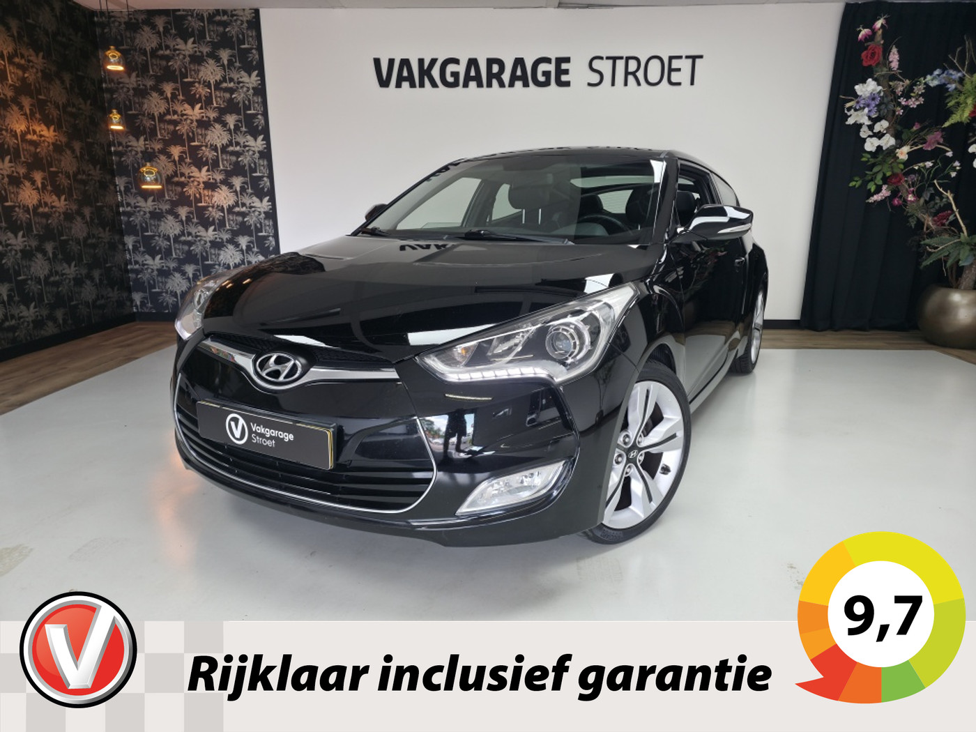 Hyundai Veloster 1.6 GDI i-Catcher | nw koppeling | voll.dealer oh | NL | pano 2013 - voorkant