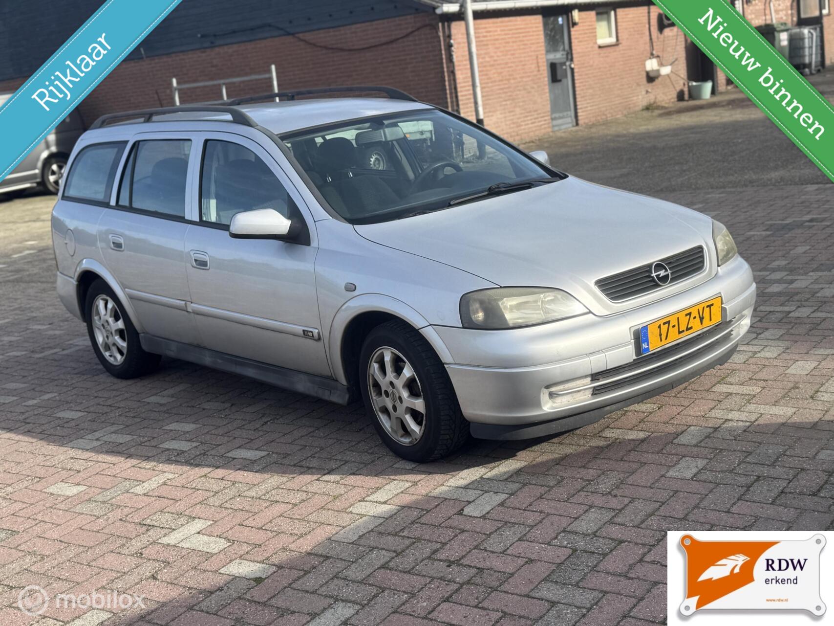 Opel Astra-g-caravan 1.6-16V Njoy NAP/INRUILKOOPJE 2003 - voorkant