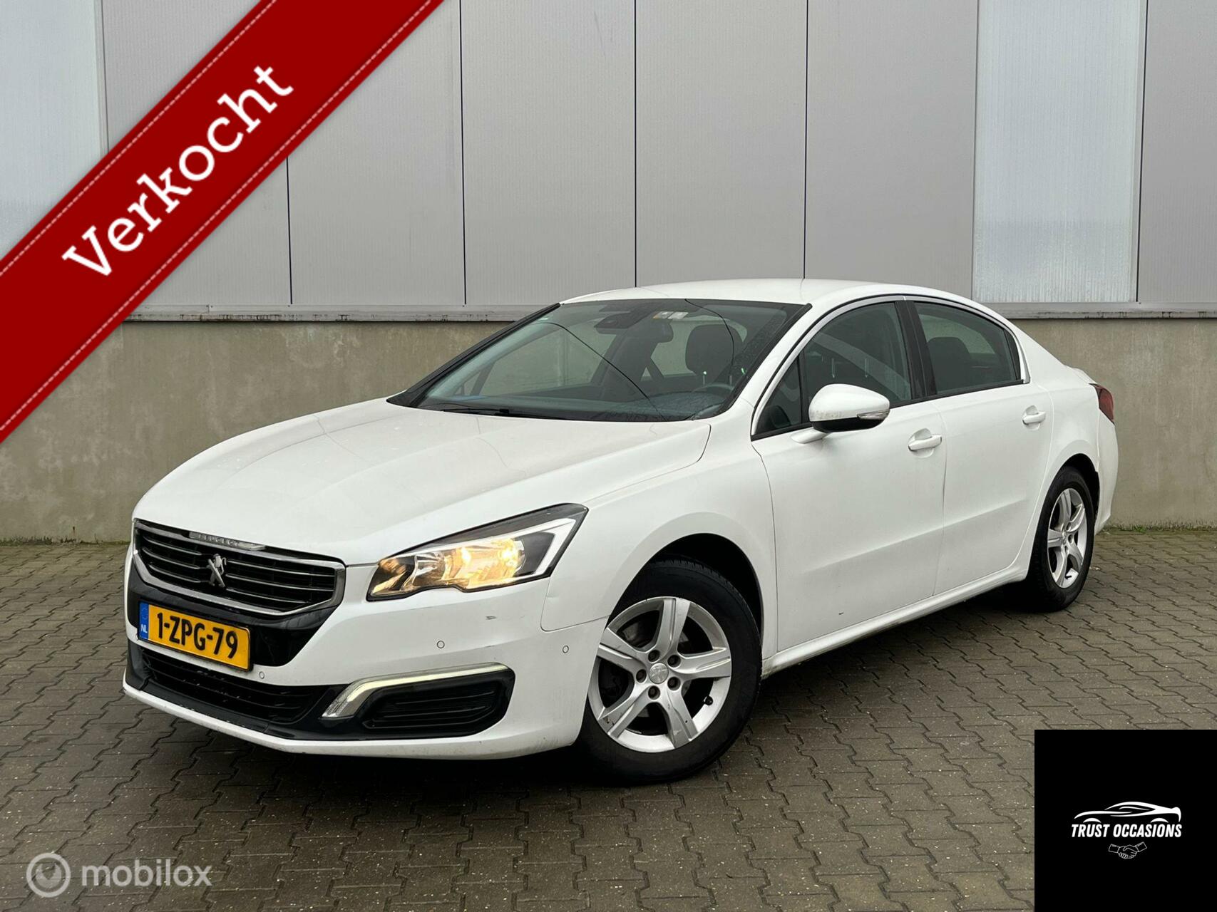 Peugeot 508 1.6 e-HDi NAP PDC AUT APK GT-LINE DODEHOEK 2015 - voorkant
