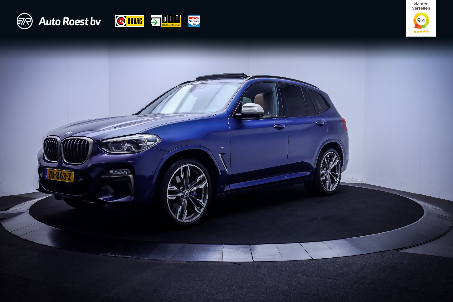 BMW X3 M40i xDrive High Executive 2017 - voorkant